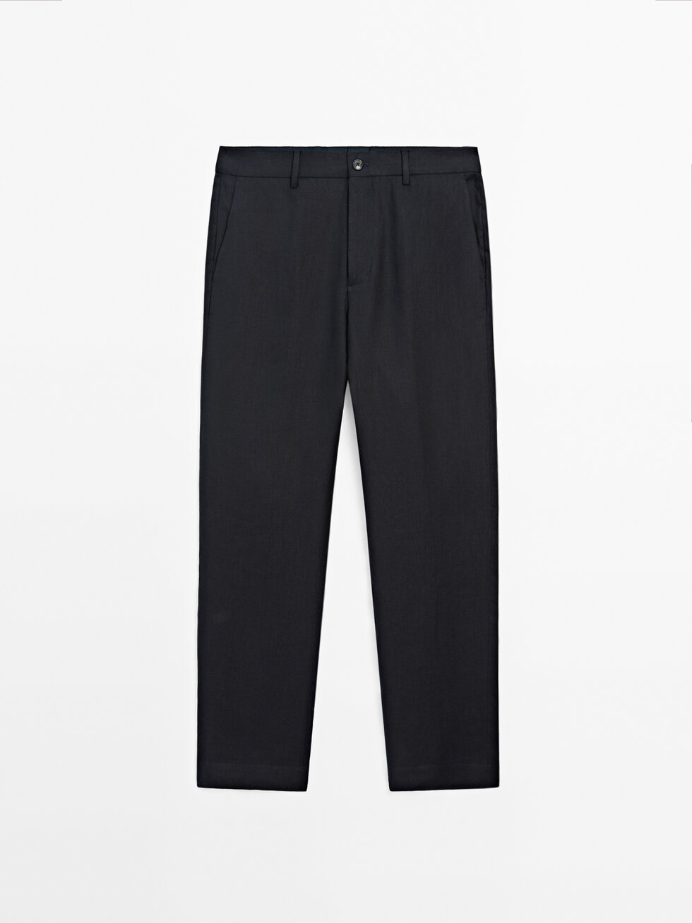Pantalón traje 100% lino