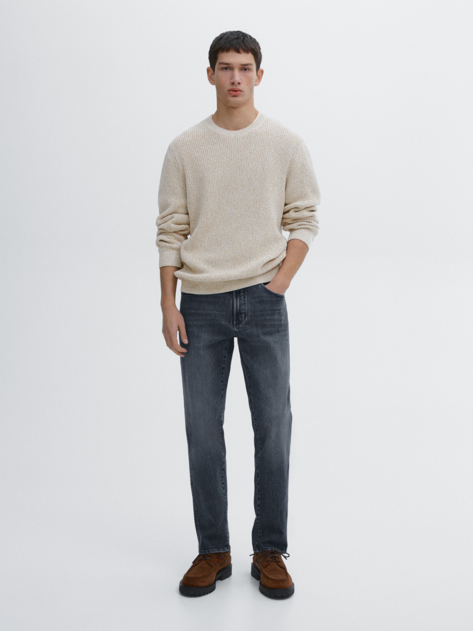Jean Tapered Fit - Marengo - 32 - Massimo Dutti - Homme