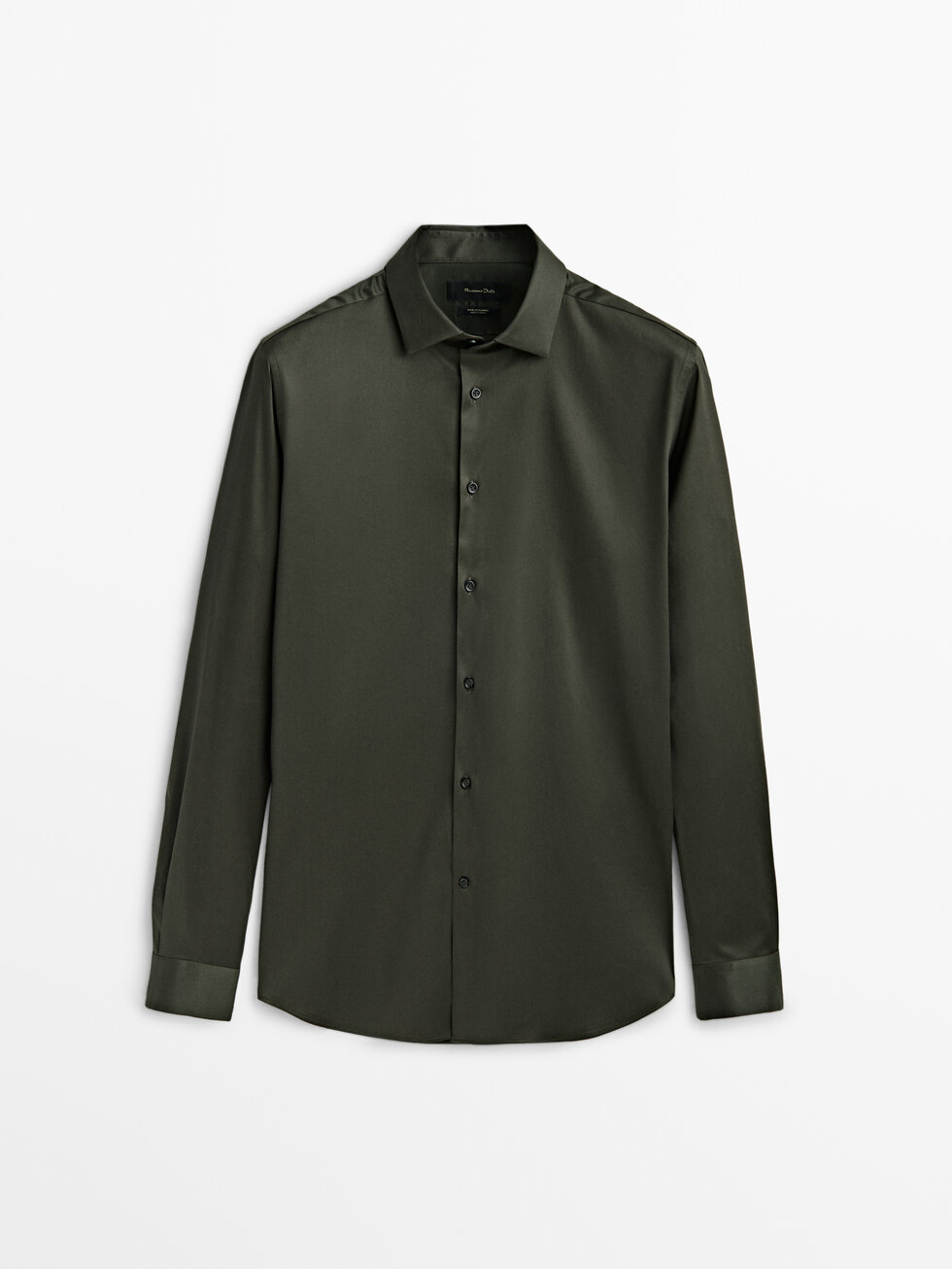 Chemise coton sergé extensible slim fit