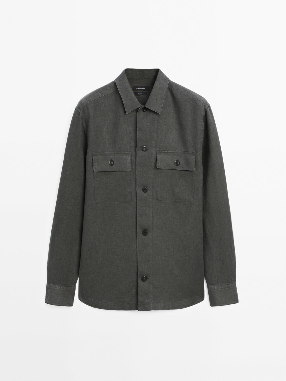 100% linen overshirt