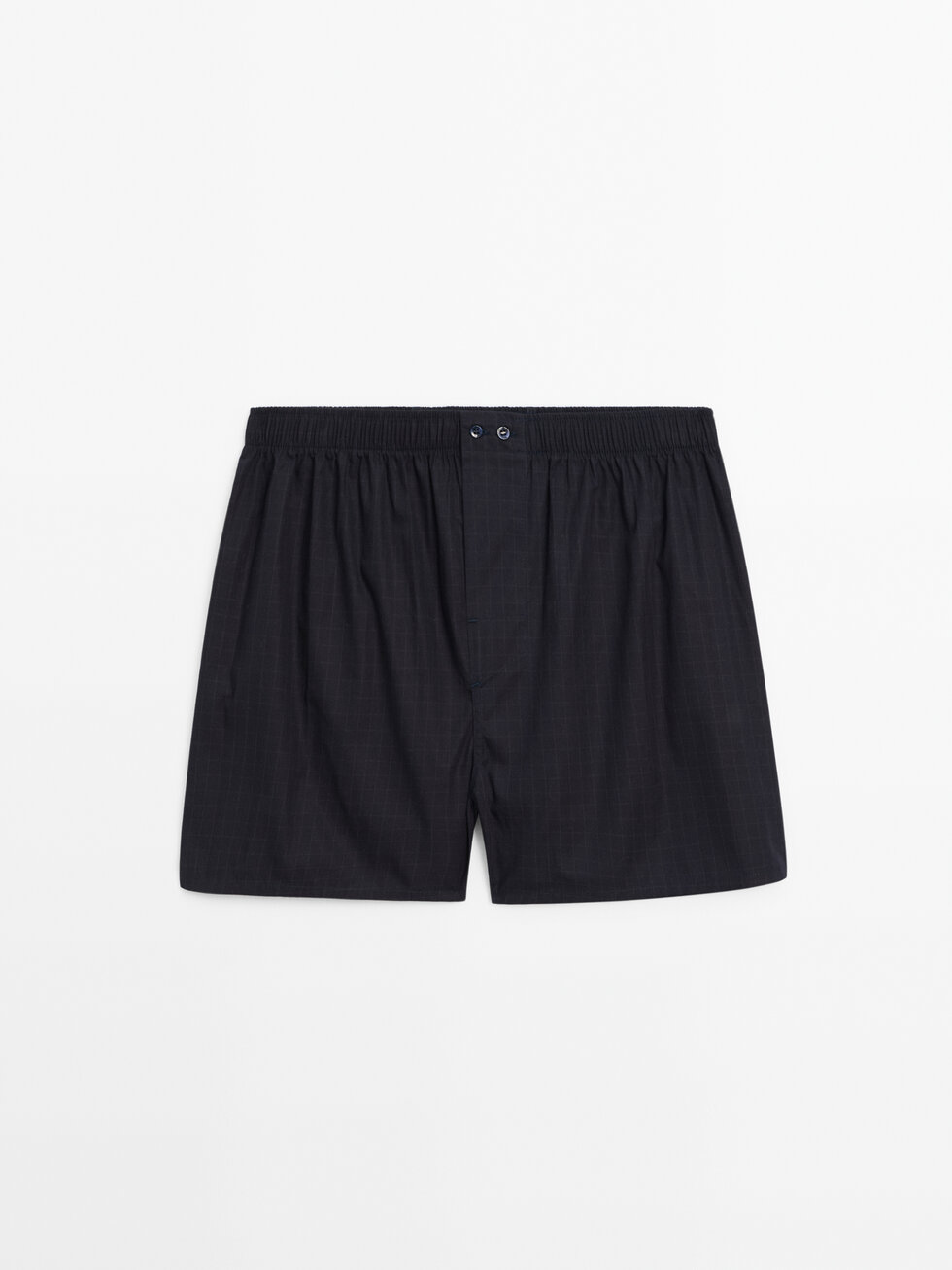★ Massimo Dutti★ Checked poplin boxer briefs 00244185403 Check poplin boxers · Sky Blue · Homewear | Massimo Dutti