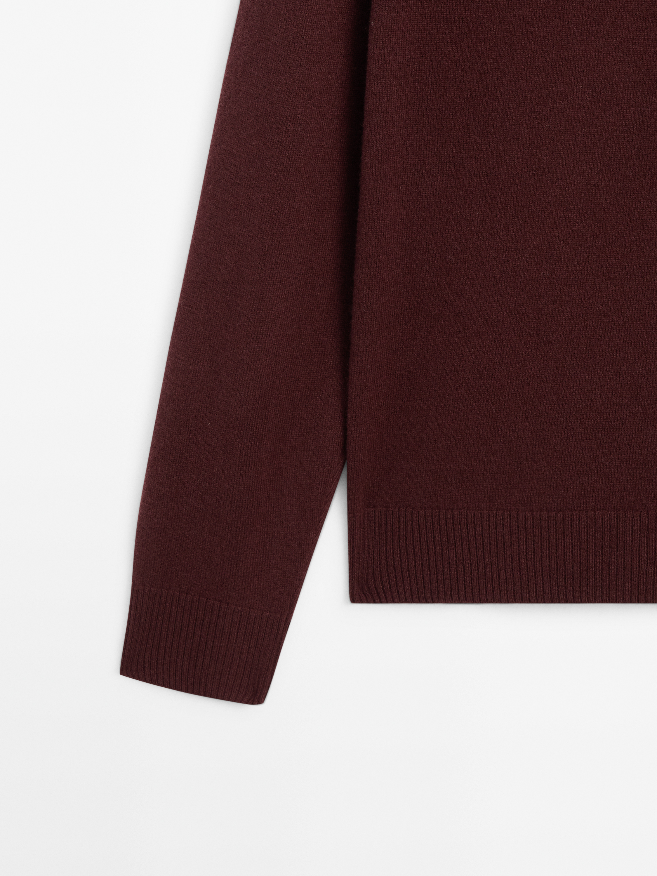 Knitted jumper wool polo neck_5