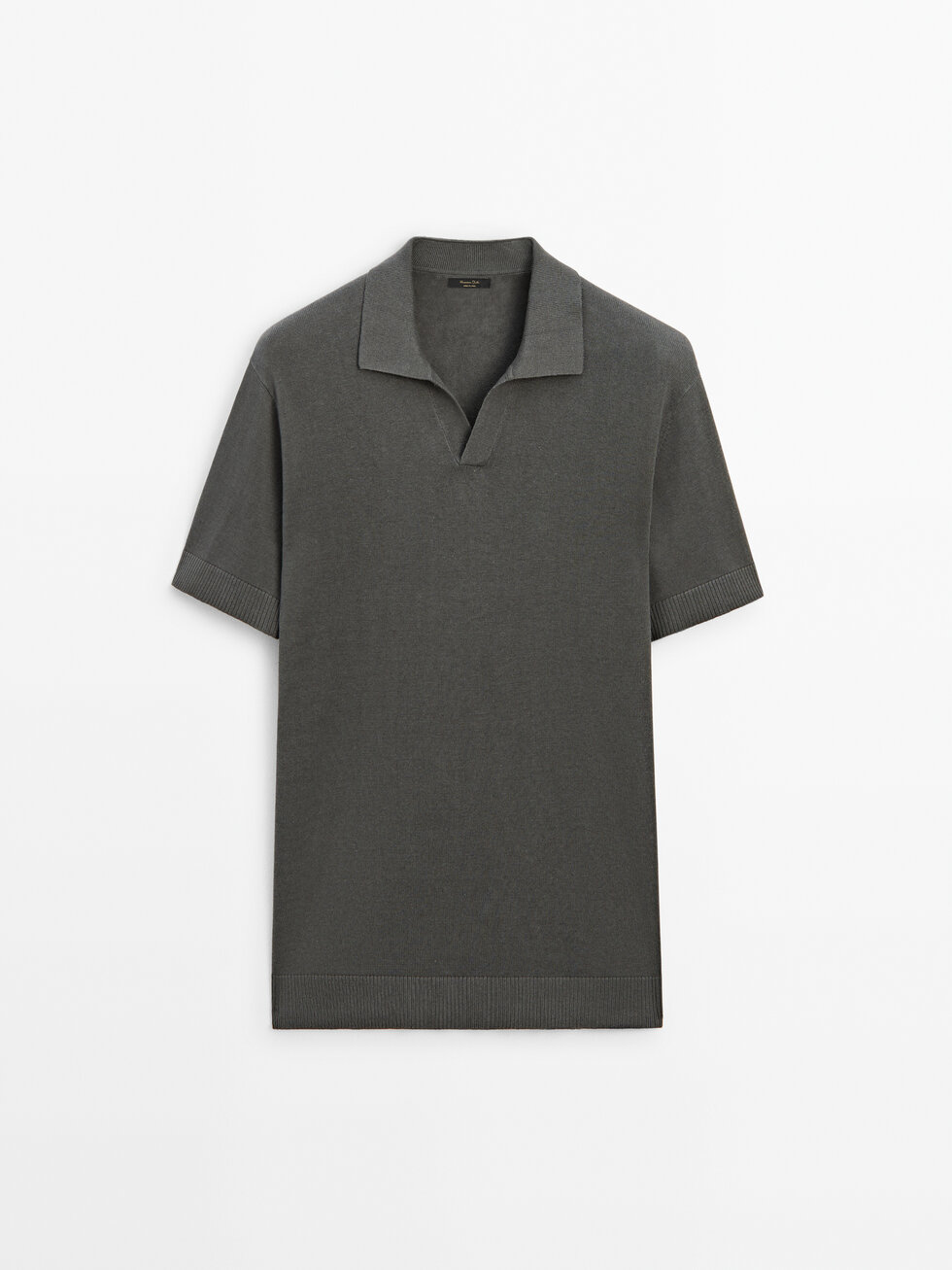 Polo en maille à manches courtes