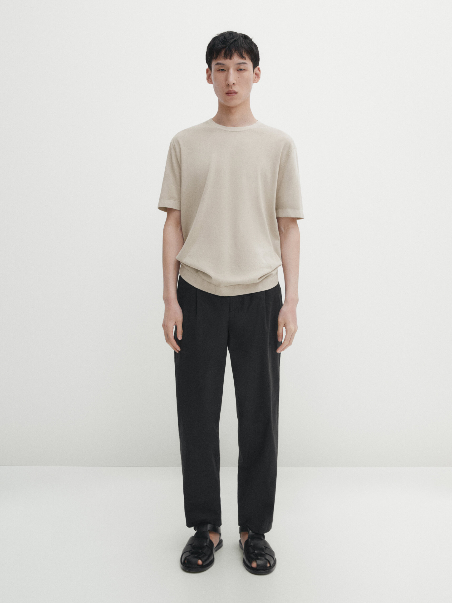 100% cotton short sleeve knit T-shirt