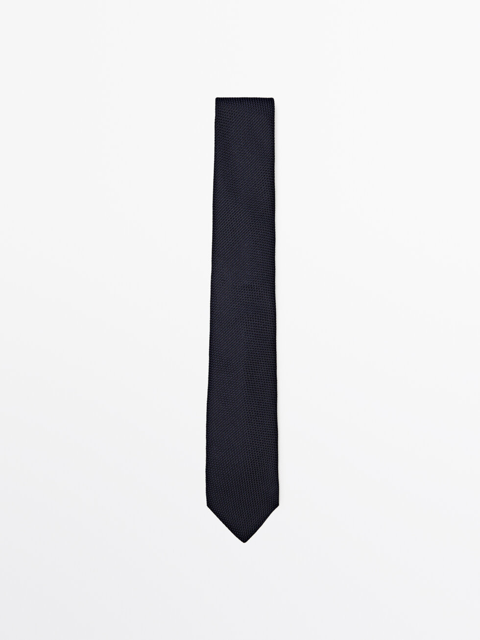 100% garza silk micro textured tie