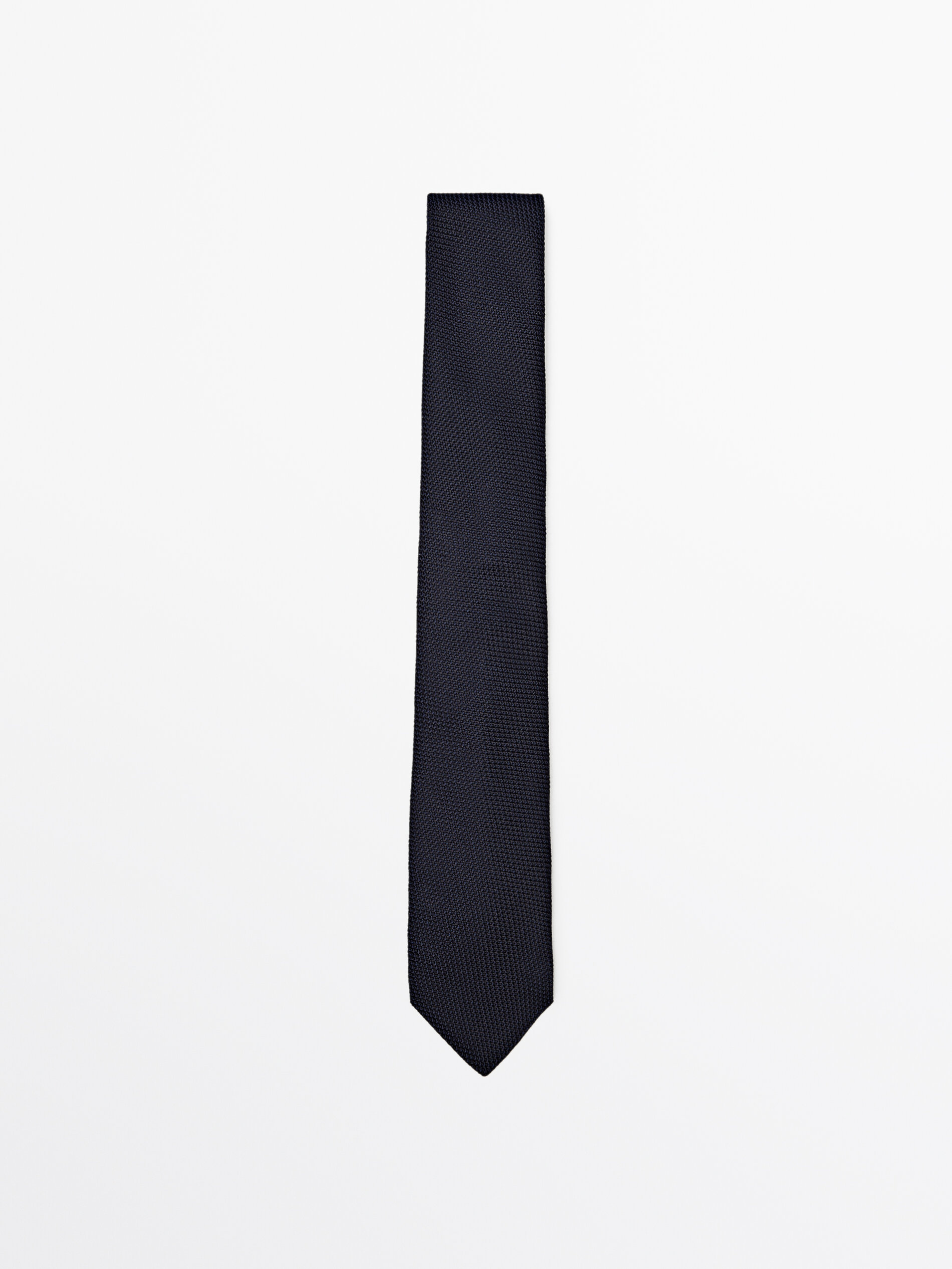 100% garza silk micro textured tie