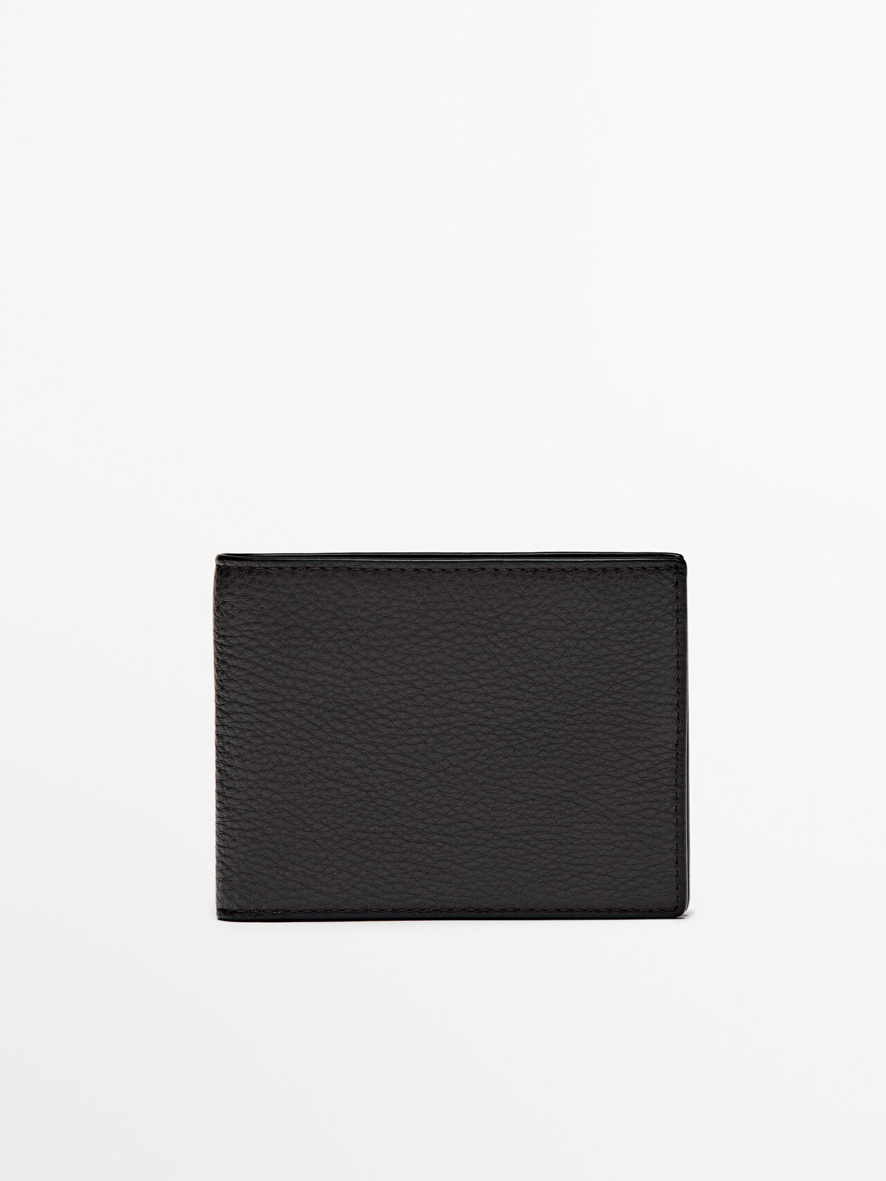Massimo Dutti - Herre - Foldepung I Nappaskind - Brun - 01