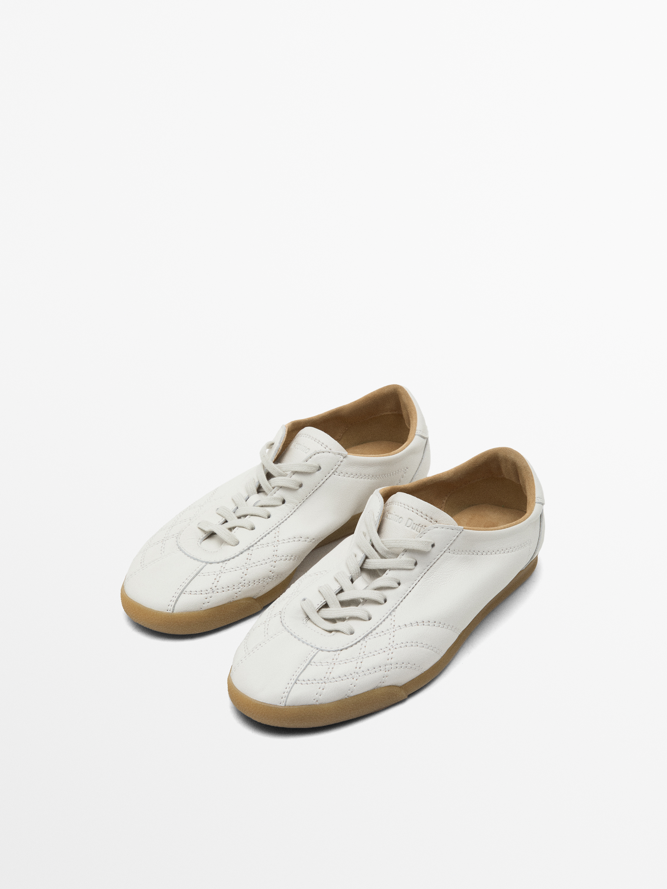 White topstitched trainers_6