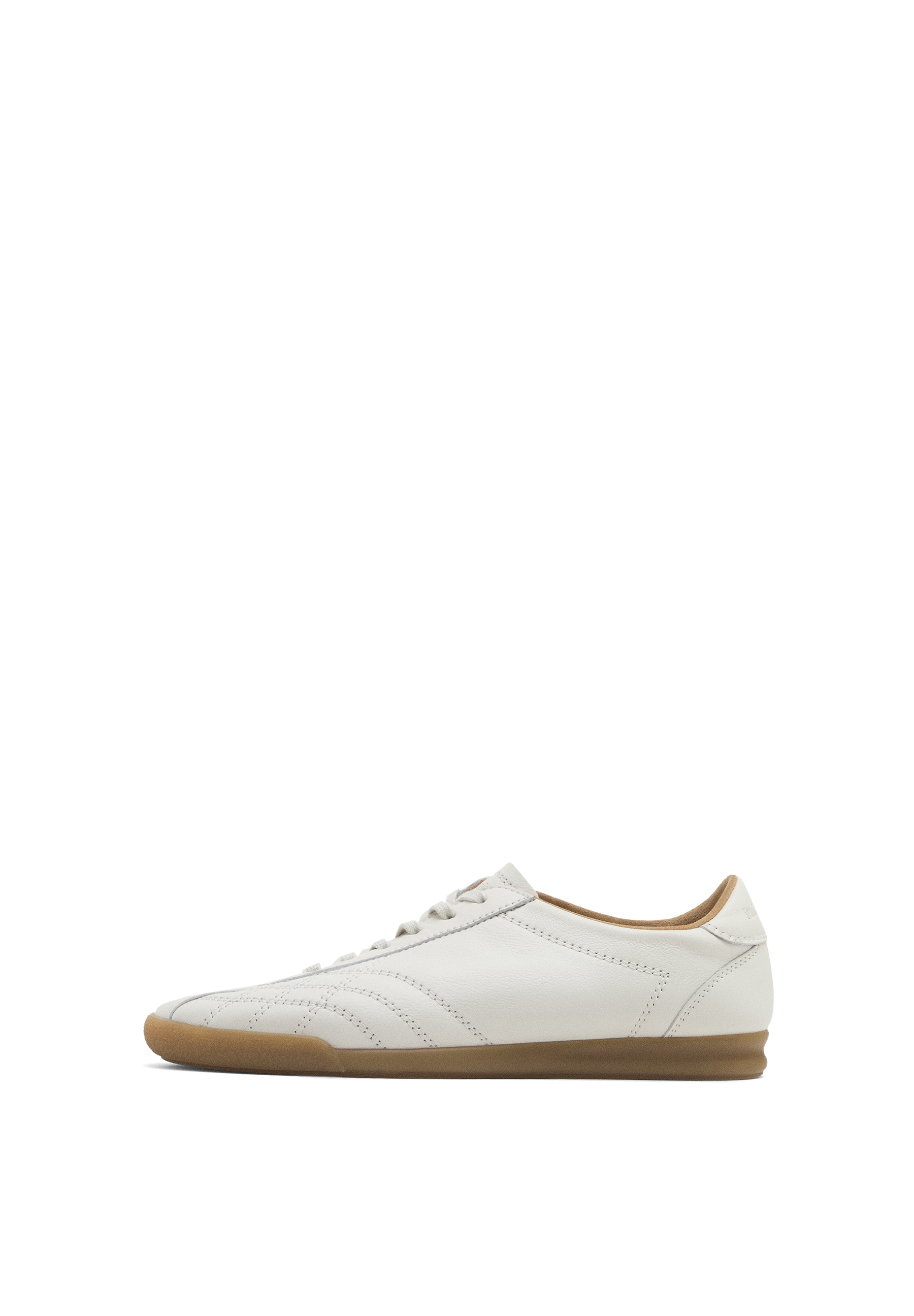 White topstitched trainers_1