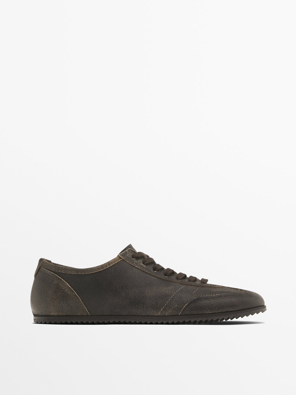 Esportives pell marrons