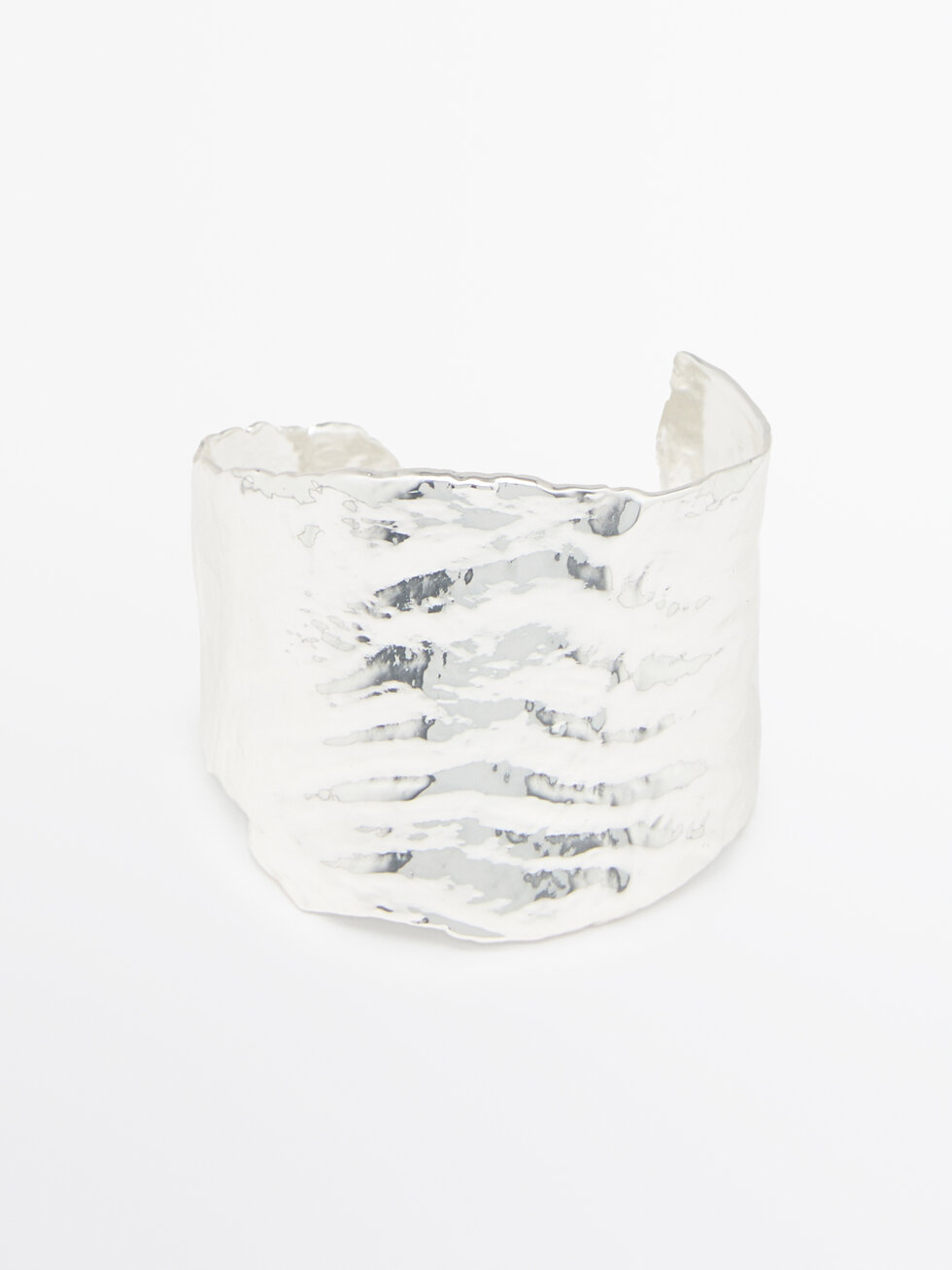 Bracelet large texturé