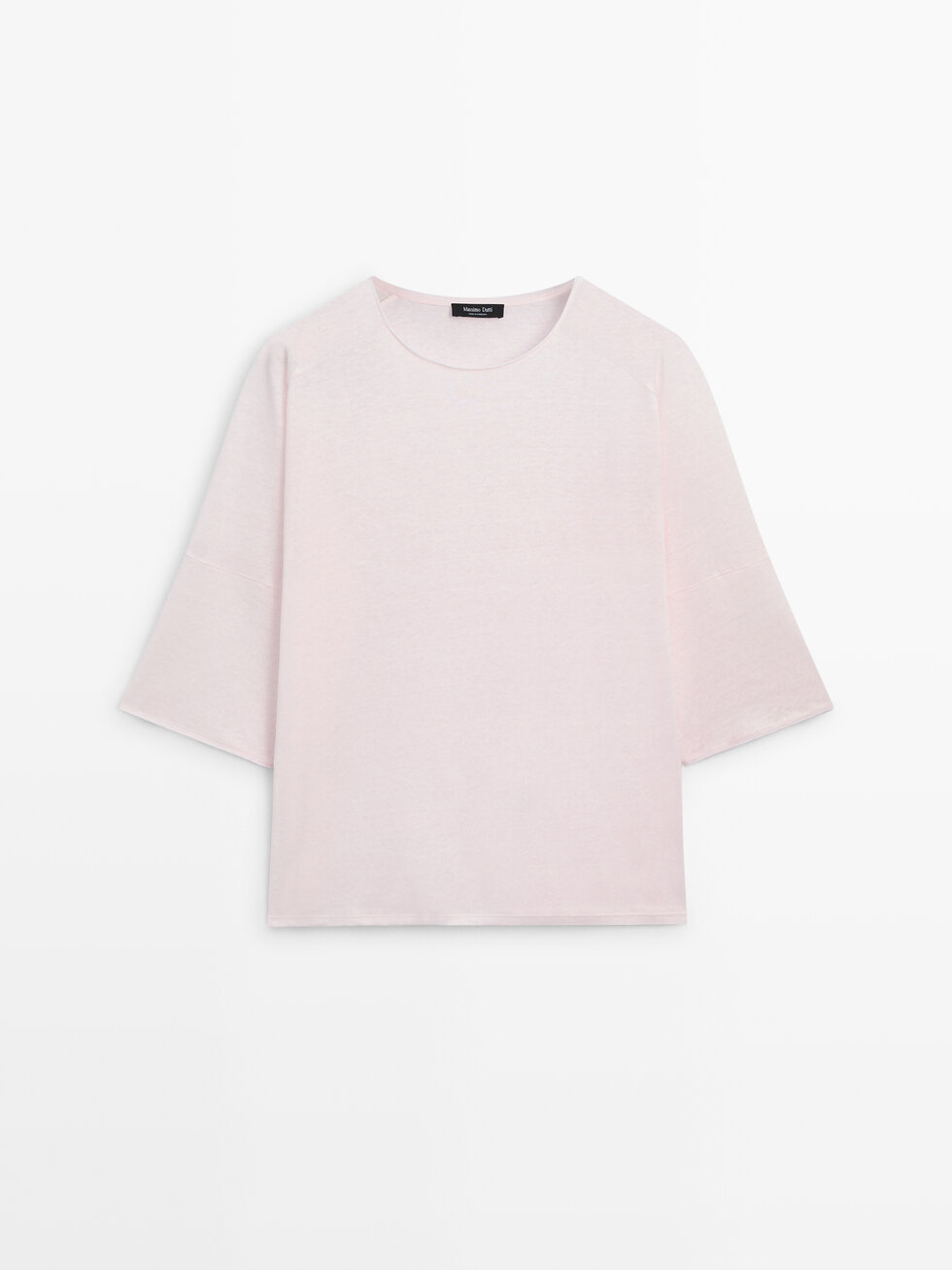 Closed T-shirt in lino Rosa Donna