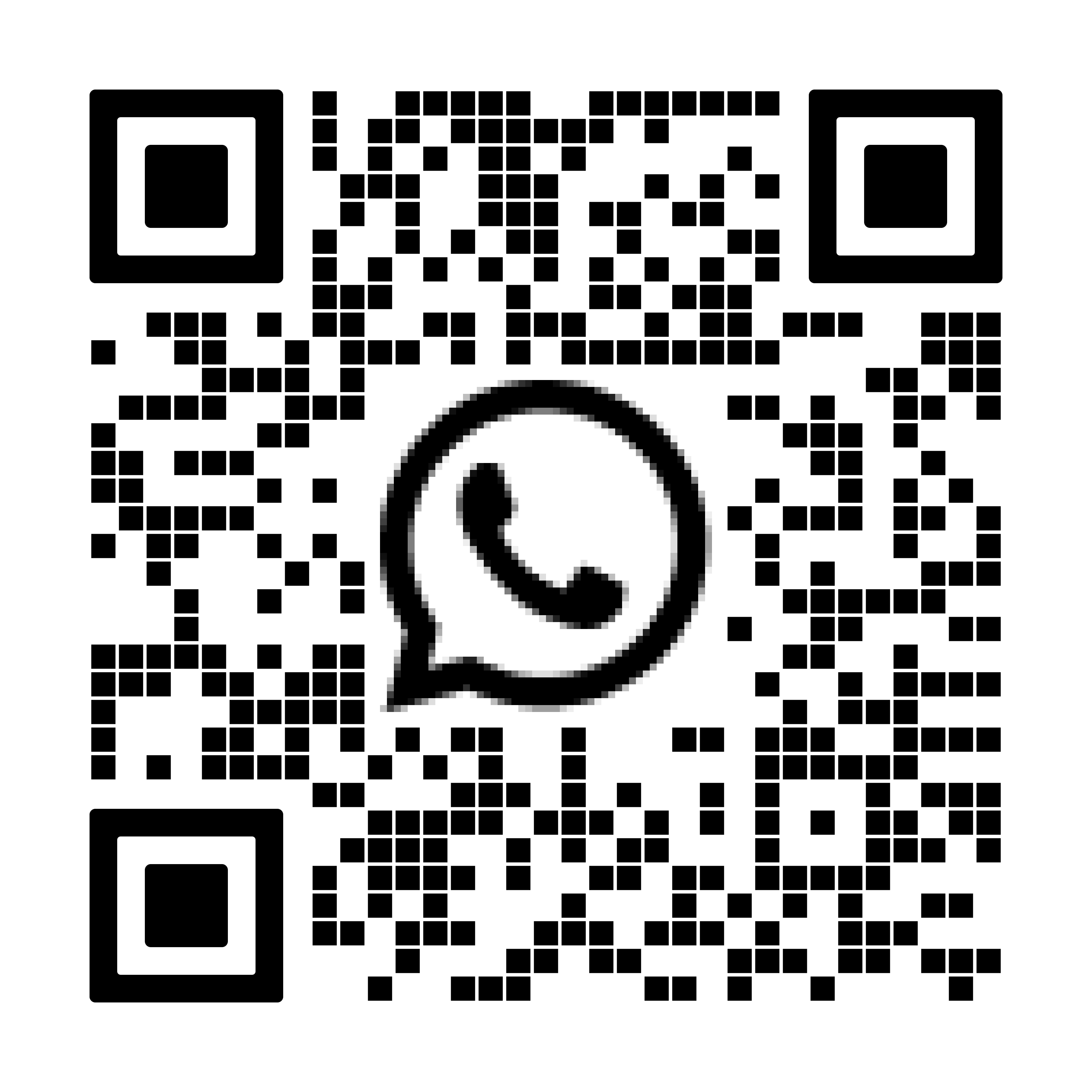 Código QR para contactar a través de WhatsApp