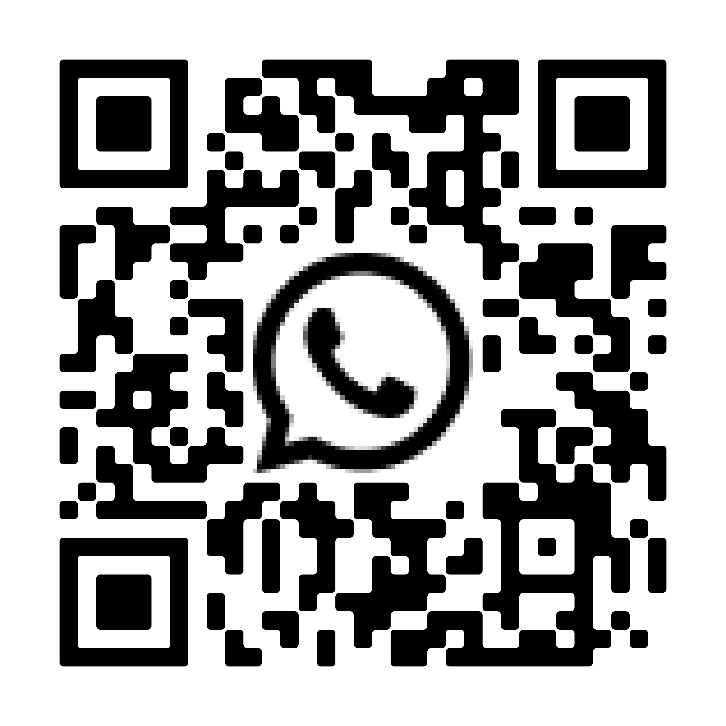 Código QR para contactar a través de WhatsApp