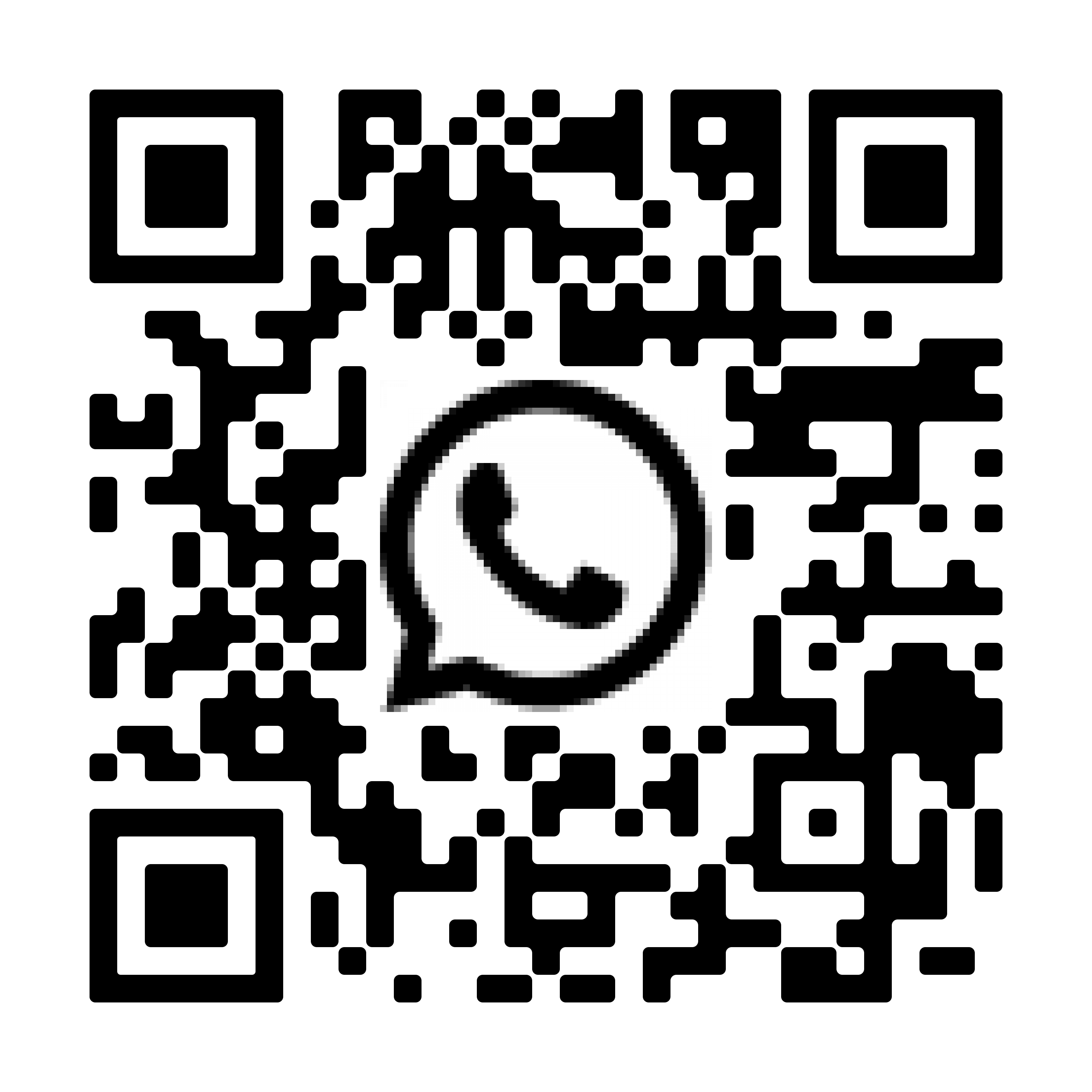 Código QR para contactar a través de WhatsApp