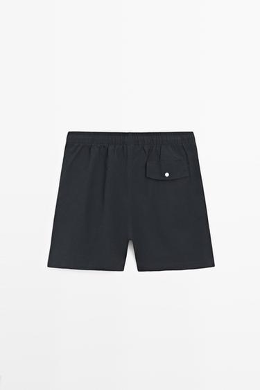 Plain swim trunks — NAVY BLUE 5