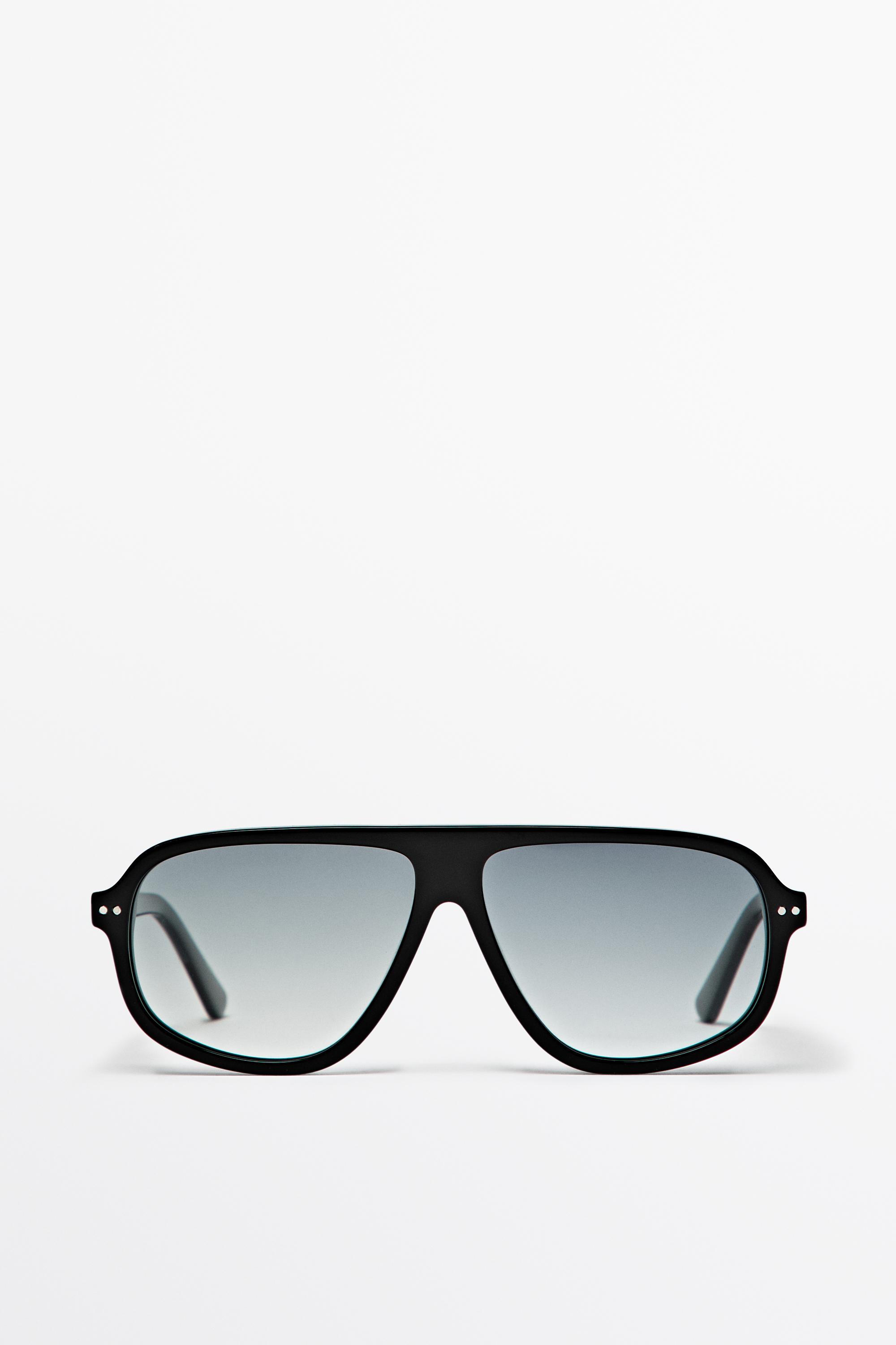 Aviator sunglasses — BLACK