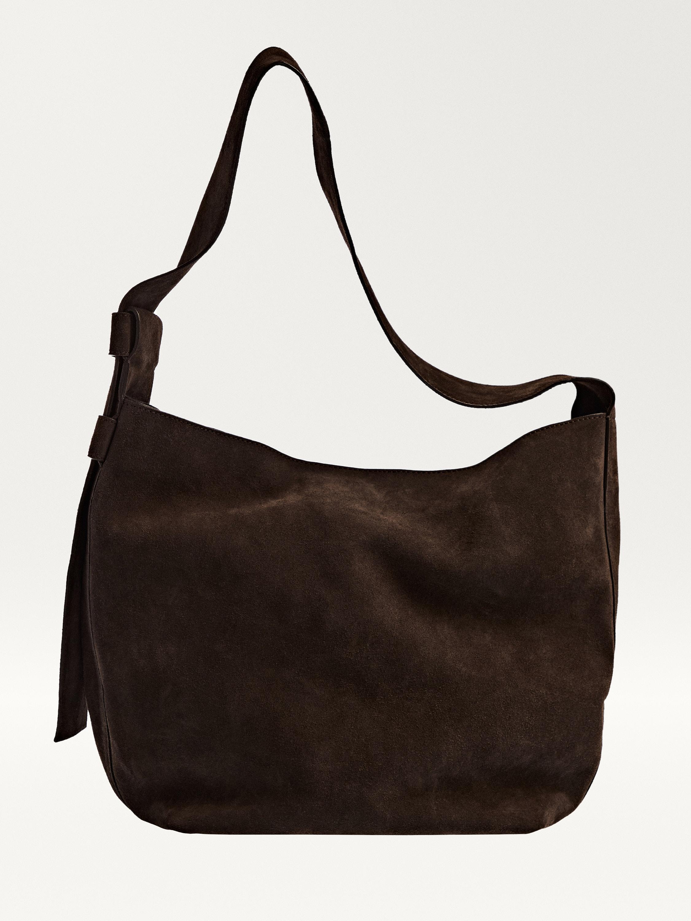 Bolso piel serraje