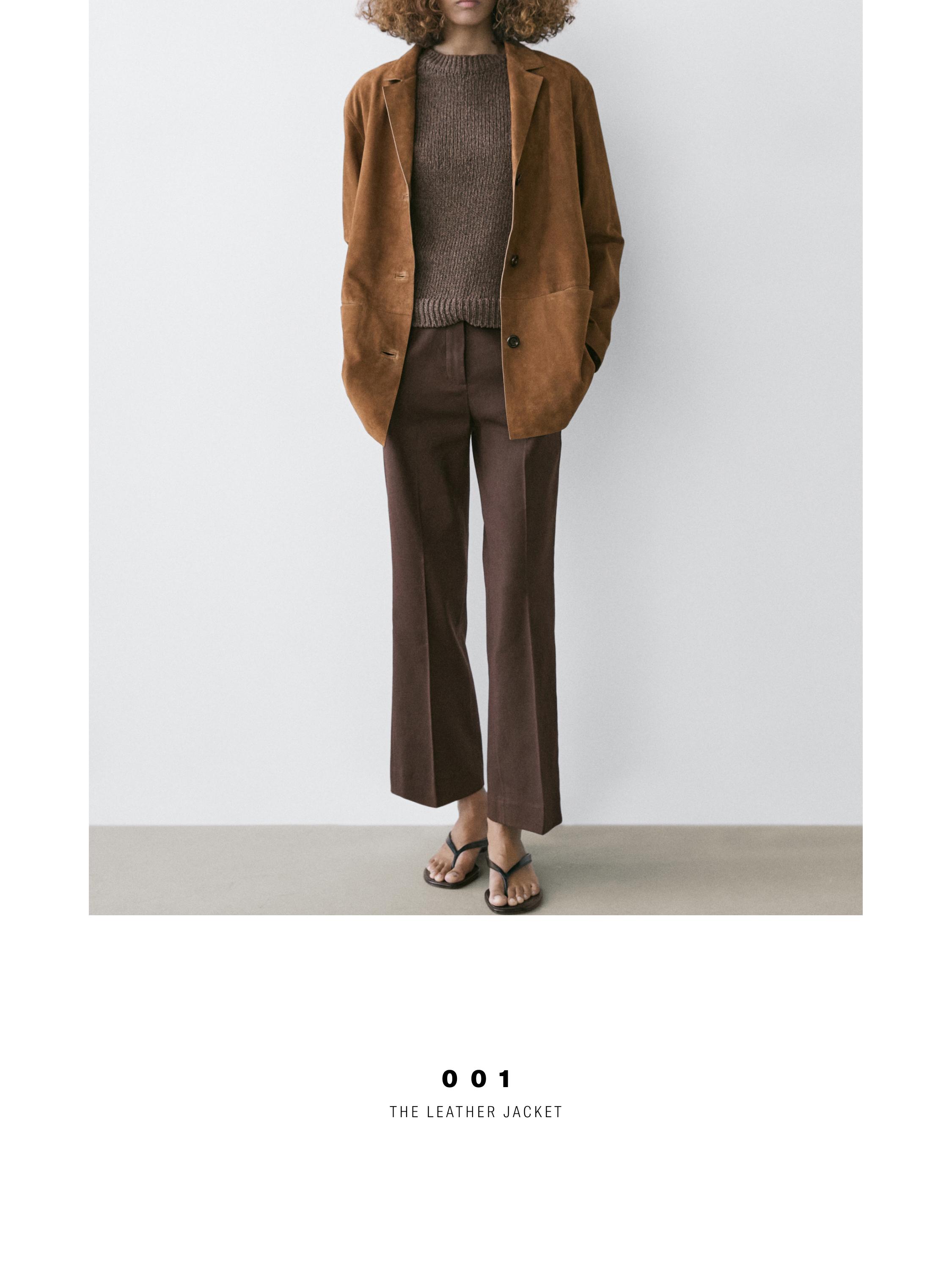 Linen quick-flare pants — Chocolate