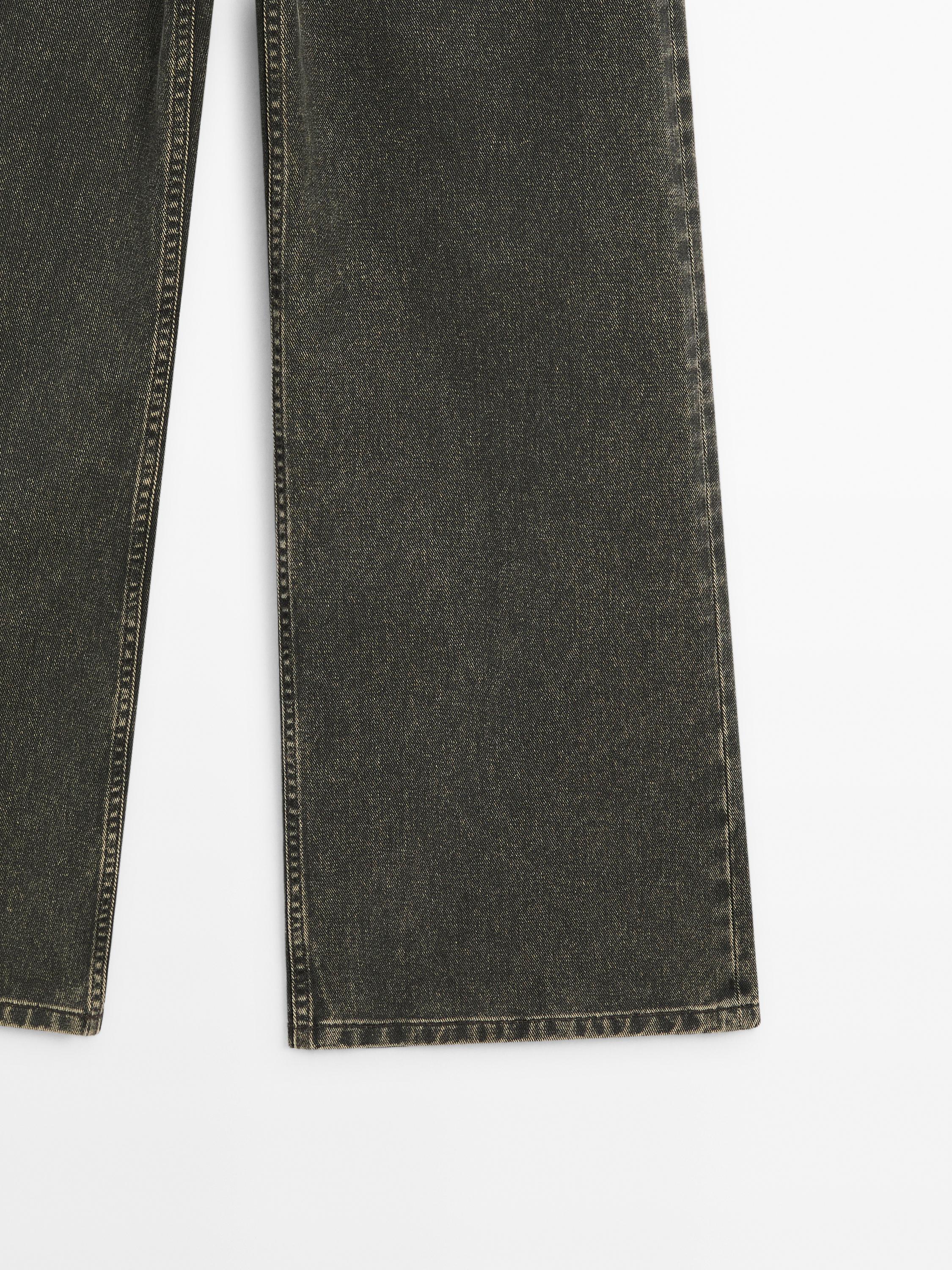 Denim galtza zango-zabalak, kotoizkoak