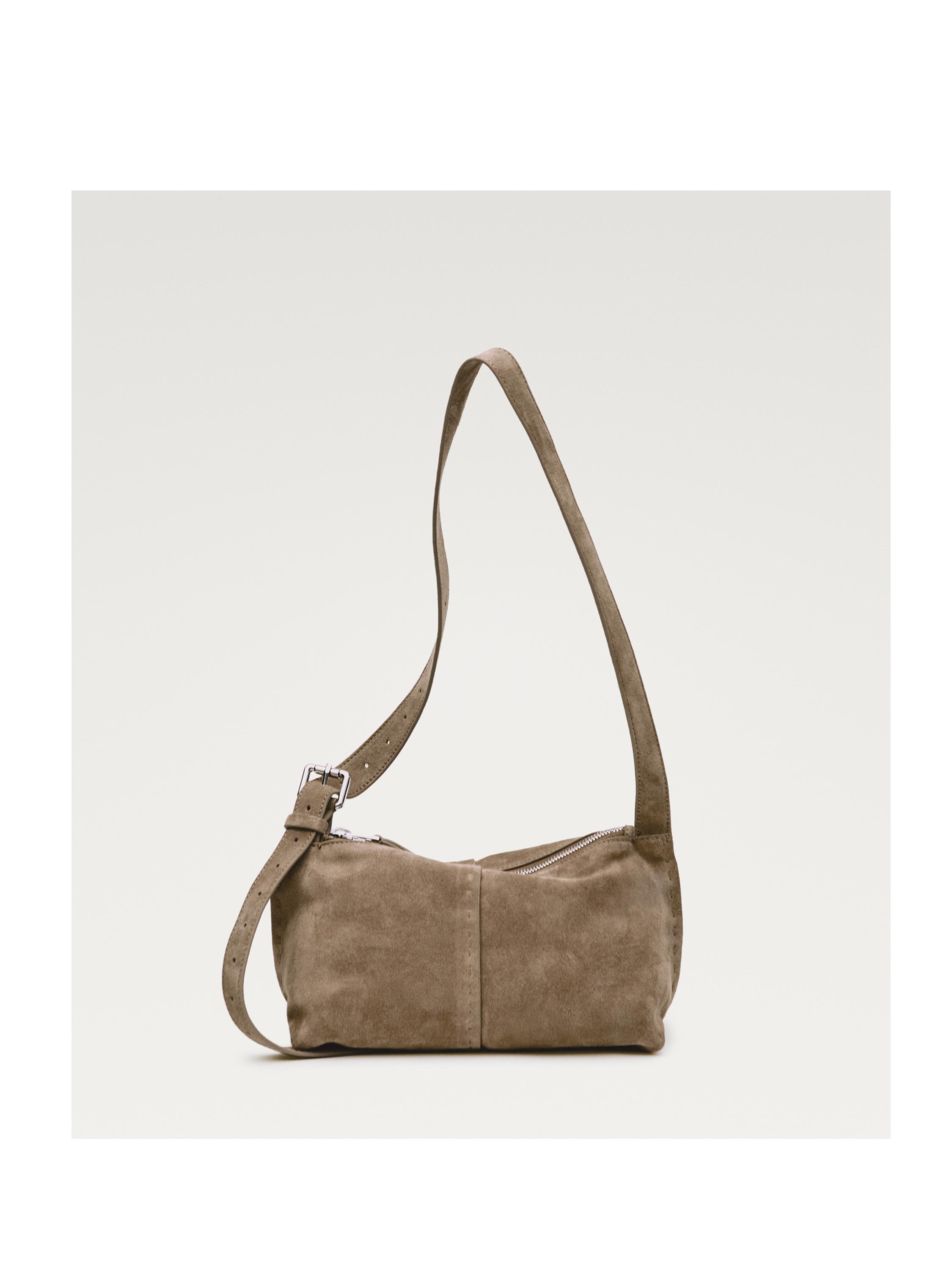 תיק צד קטן מעור זמש