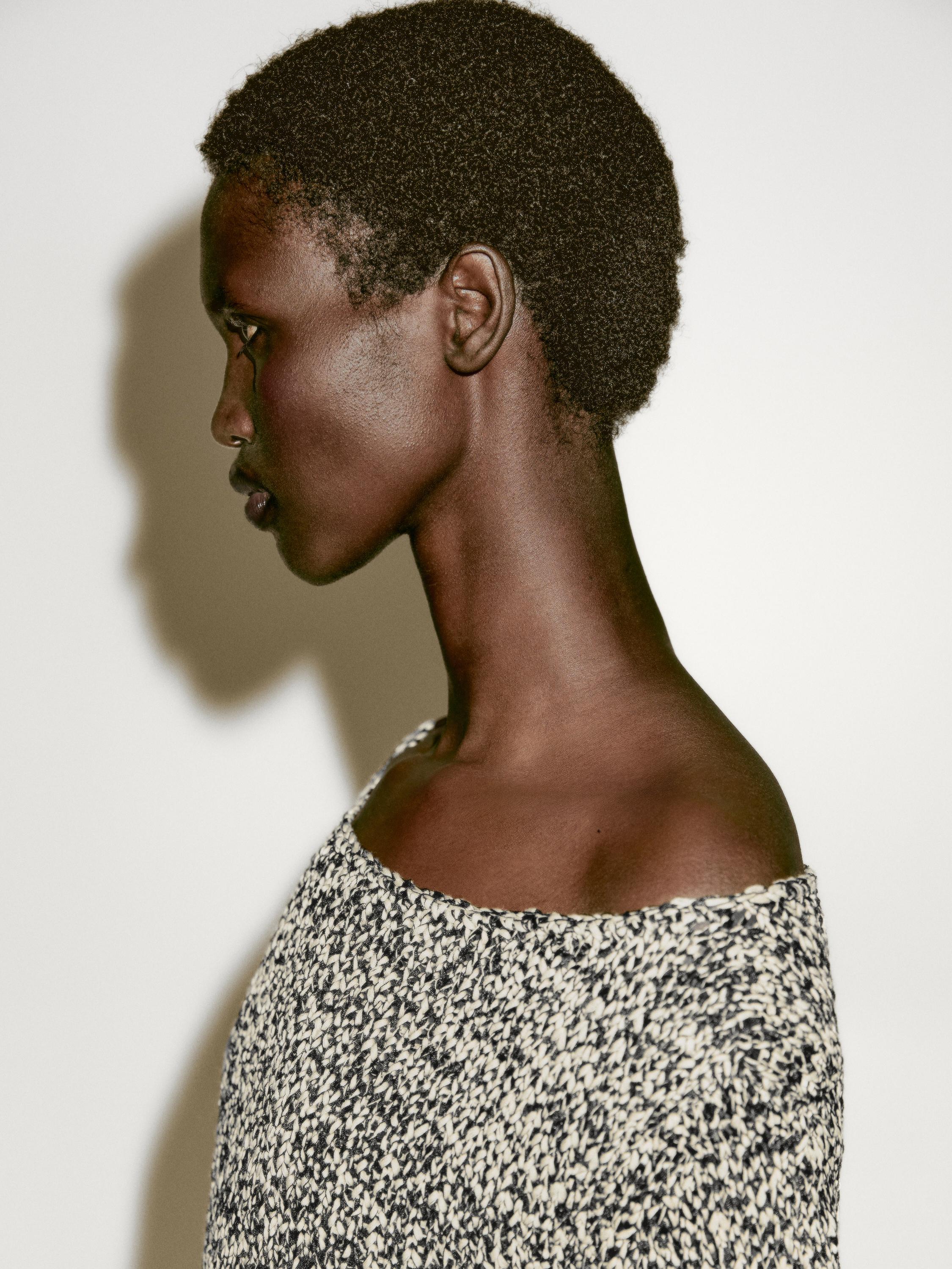 Flecked knit sweater - Limited Edition