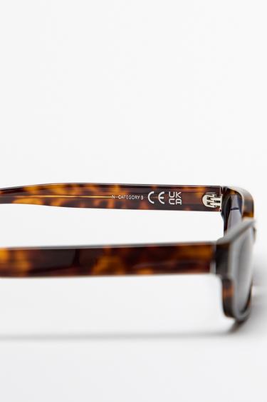 Tortoiseshell-effect sunglasses — Caramel 5