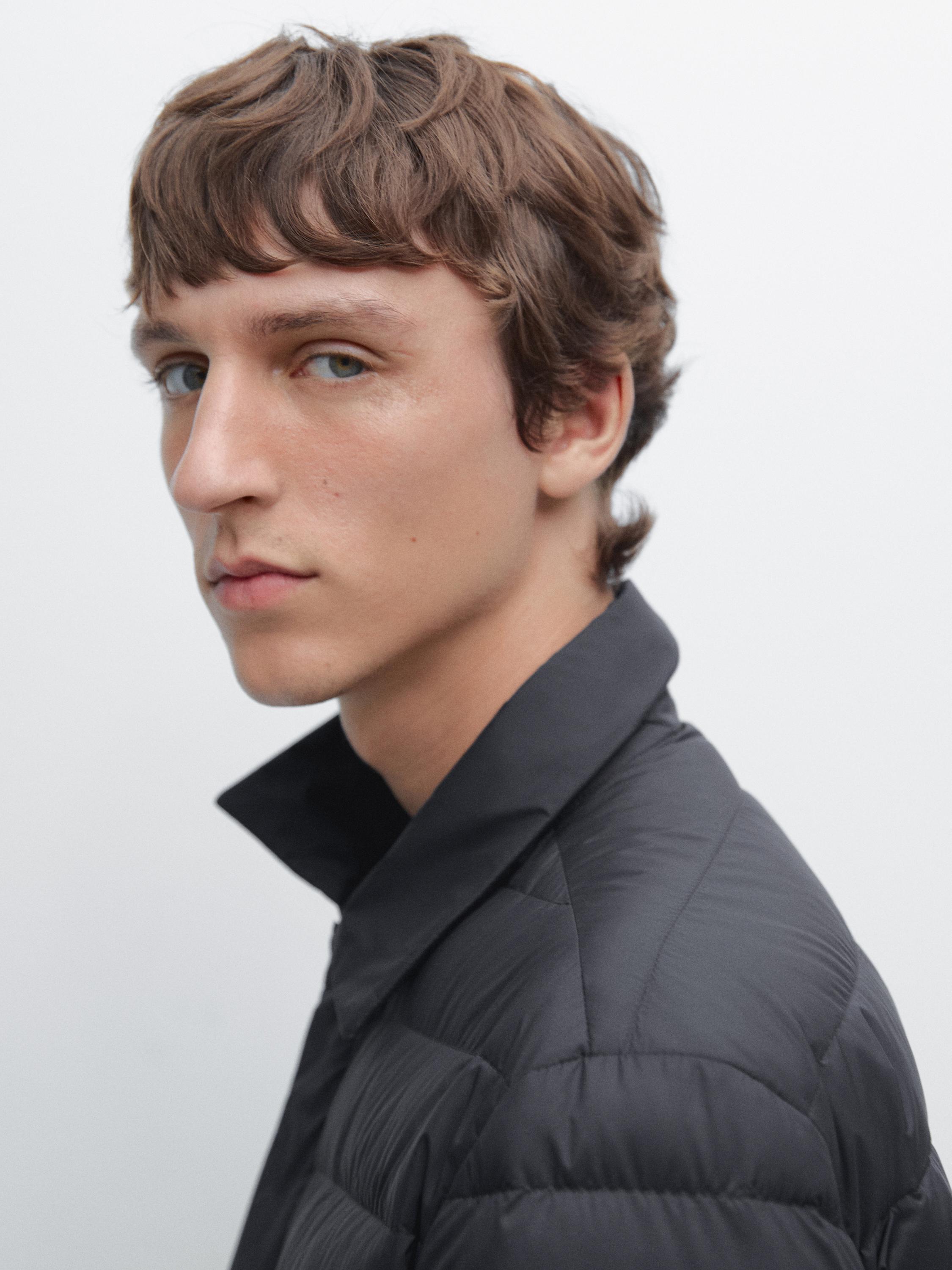 Chaqueta ultraligera mezcla plumón water repellent