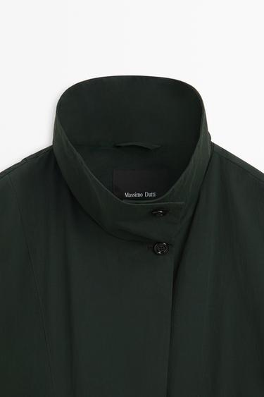 Long technical parka — PETROL BLUE 9