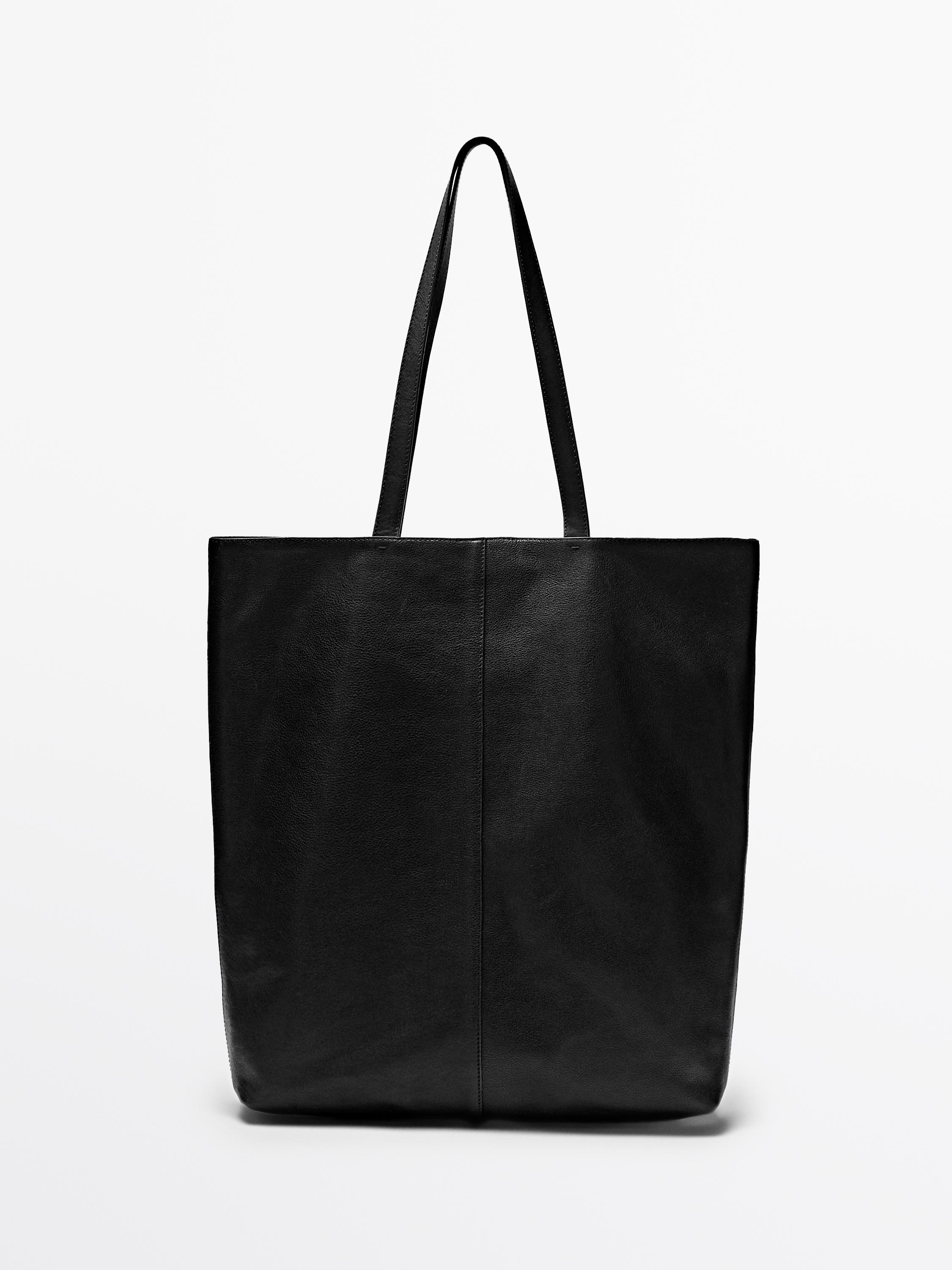 Nappa leather tote bag