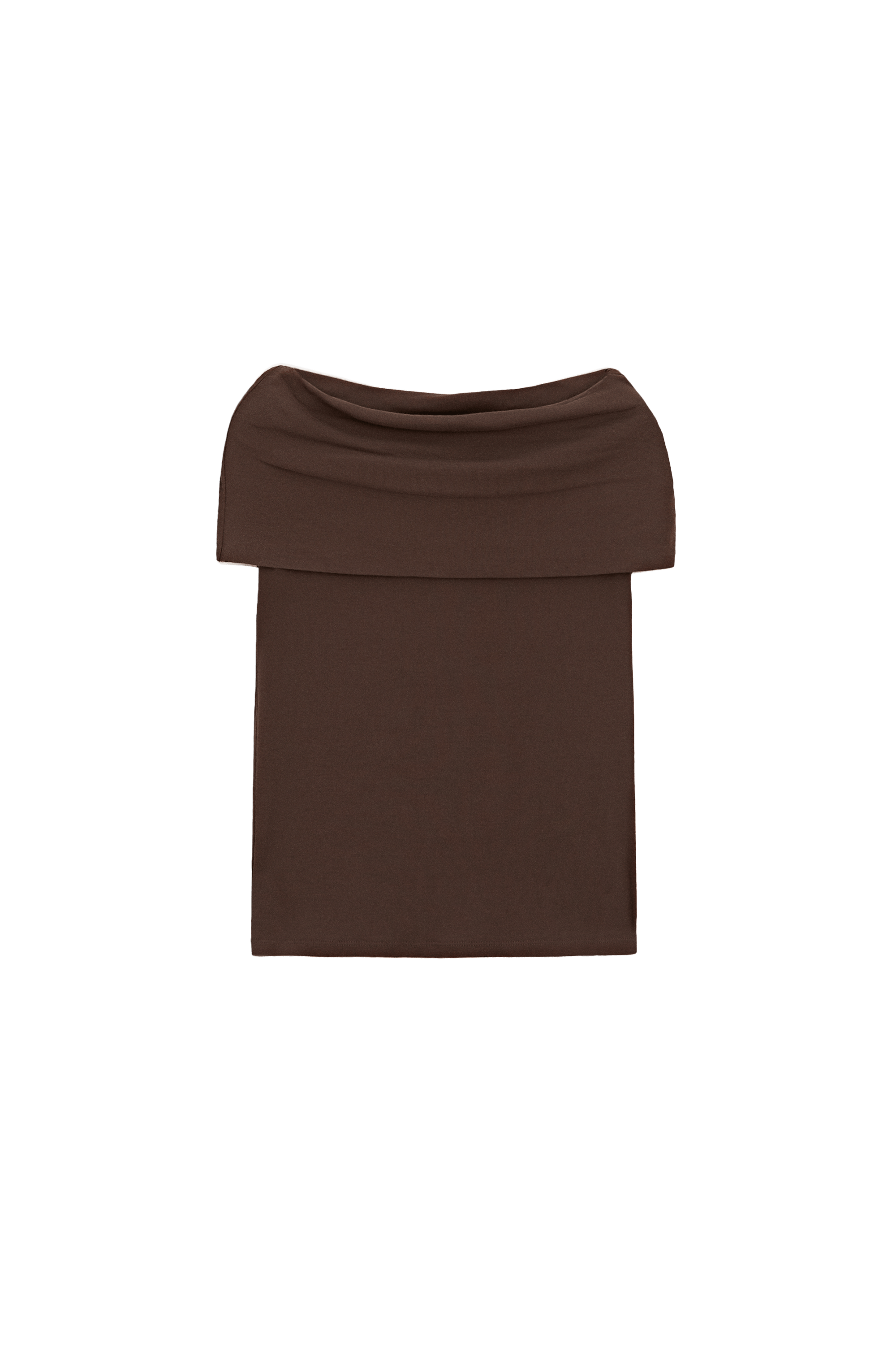 Massimo Dutti Açık omuzlu pamuklu bluz görsel 4