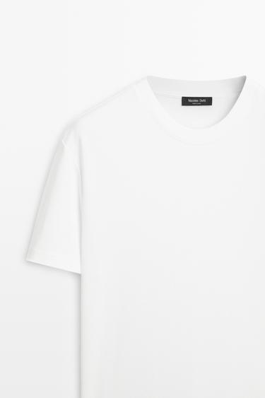 Short sleeve seam detail T-shirt — WHITE 9