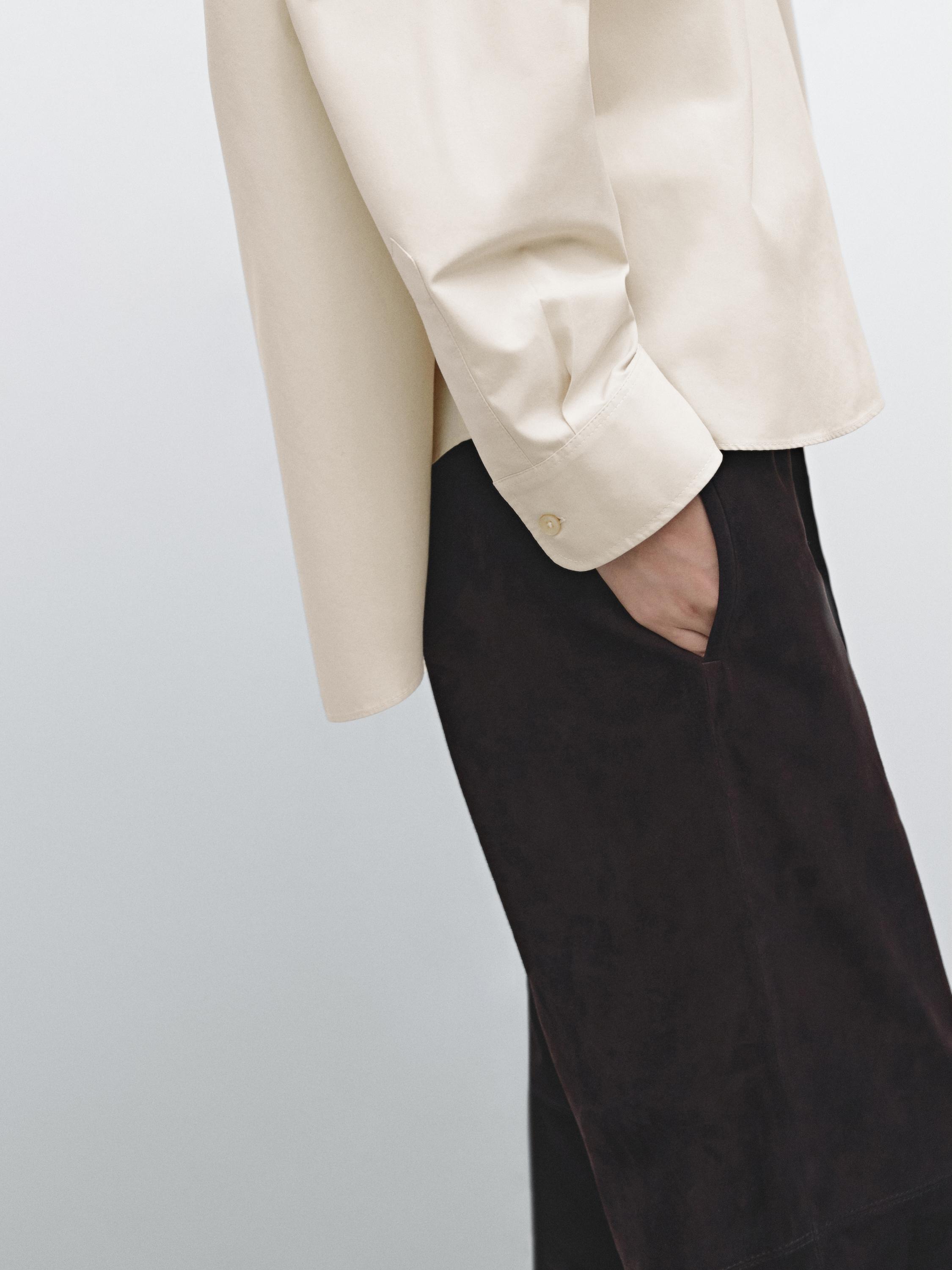 100% cotton poplin shirt