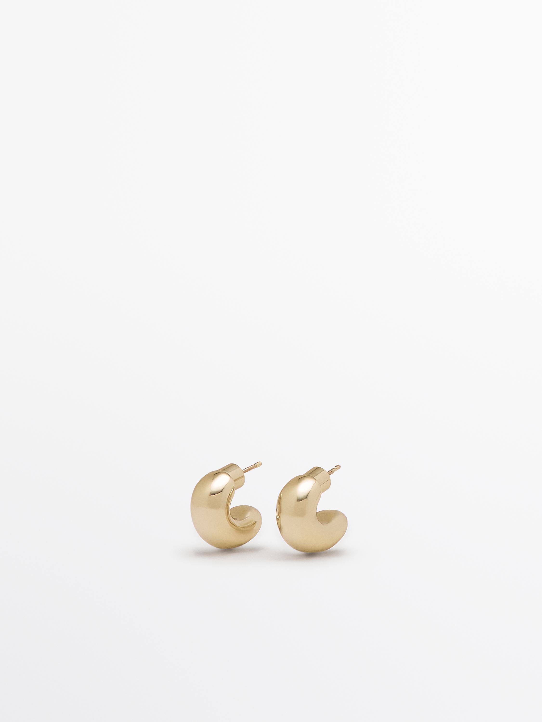 Boucles d’oreilles anneaux ovales