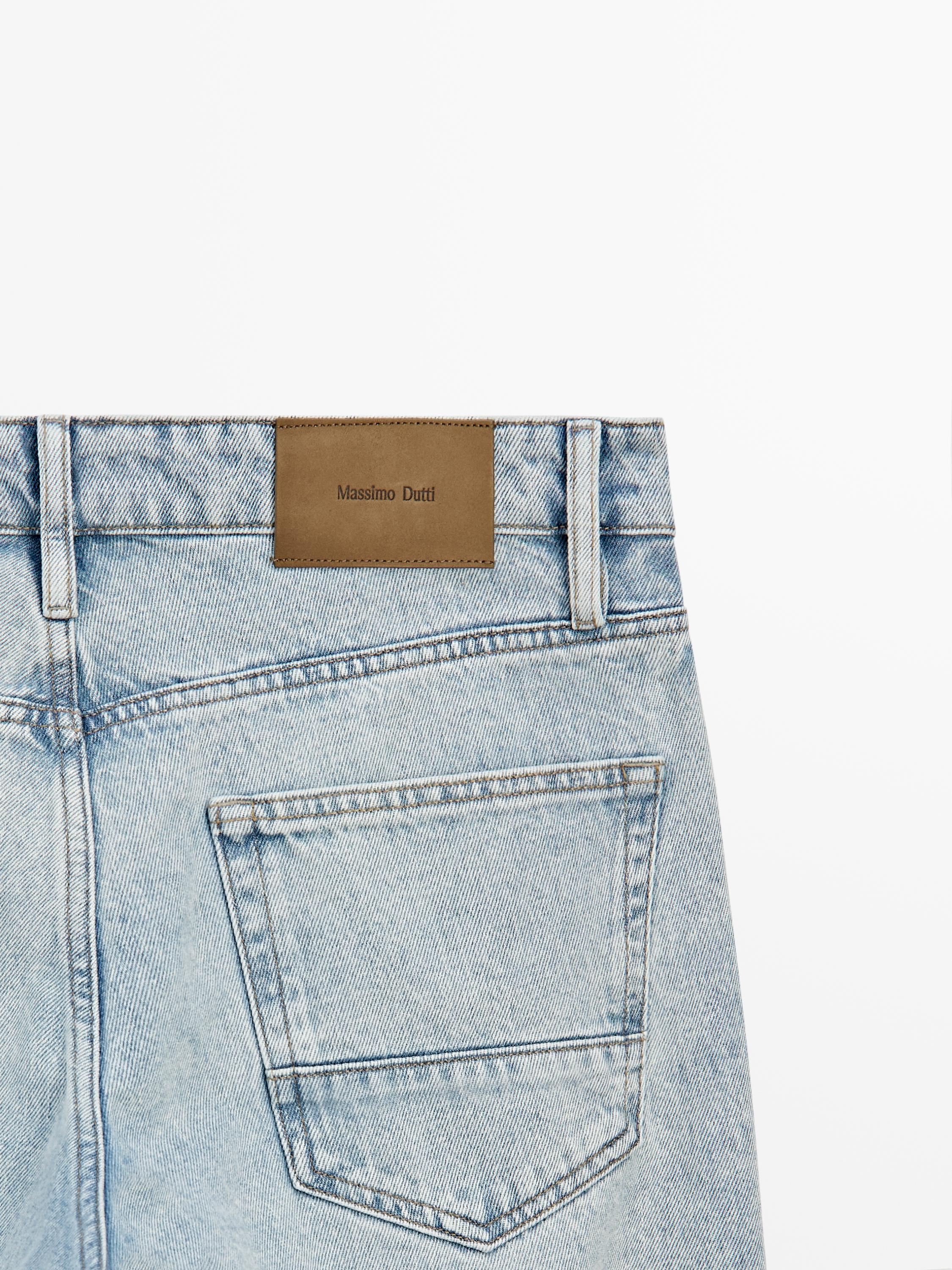 Cropped slim fit jeans — Light Blue