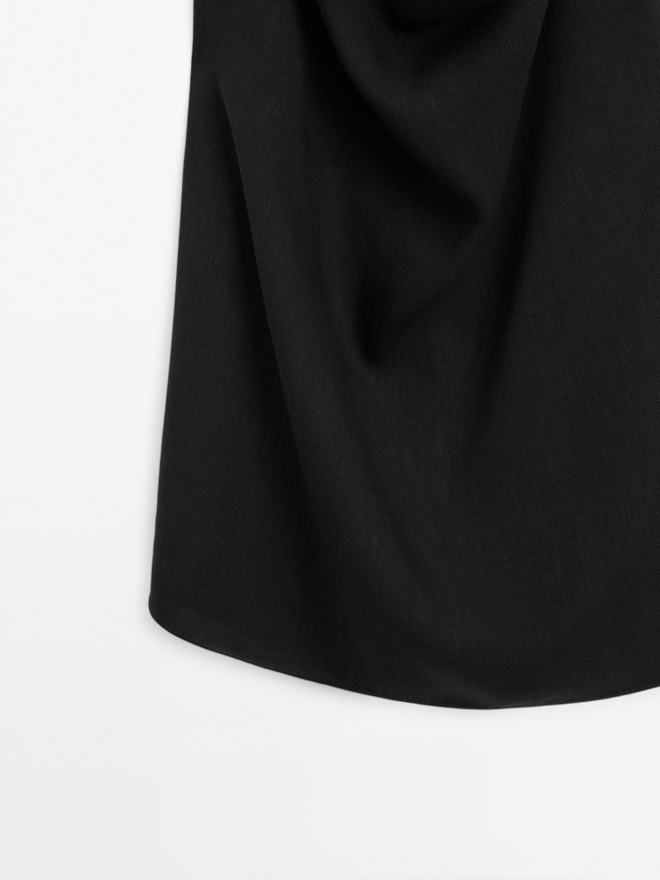Top halter detalle frunce