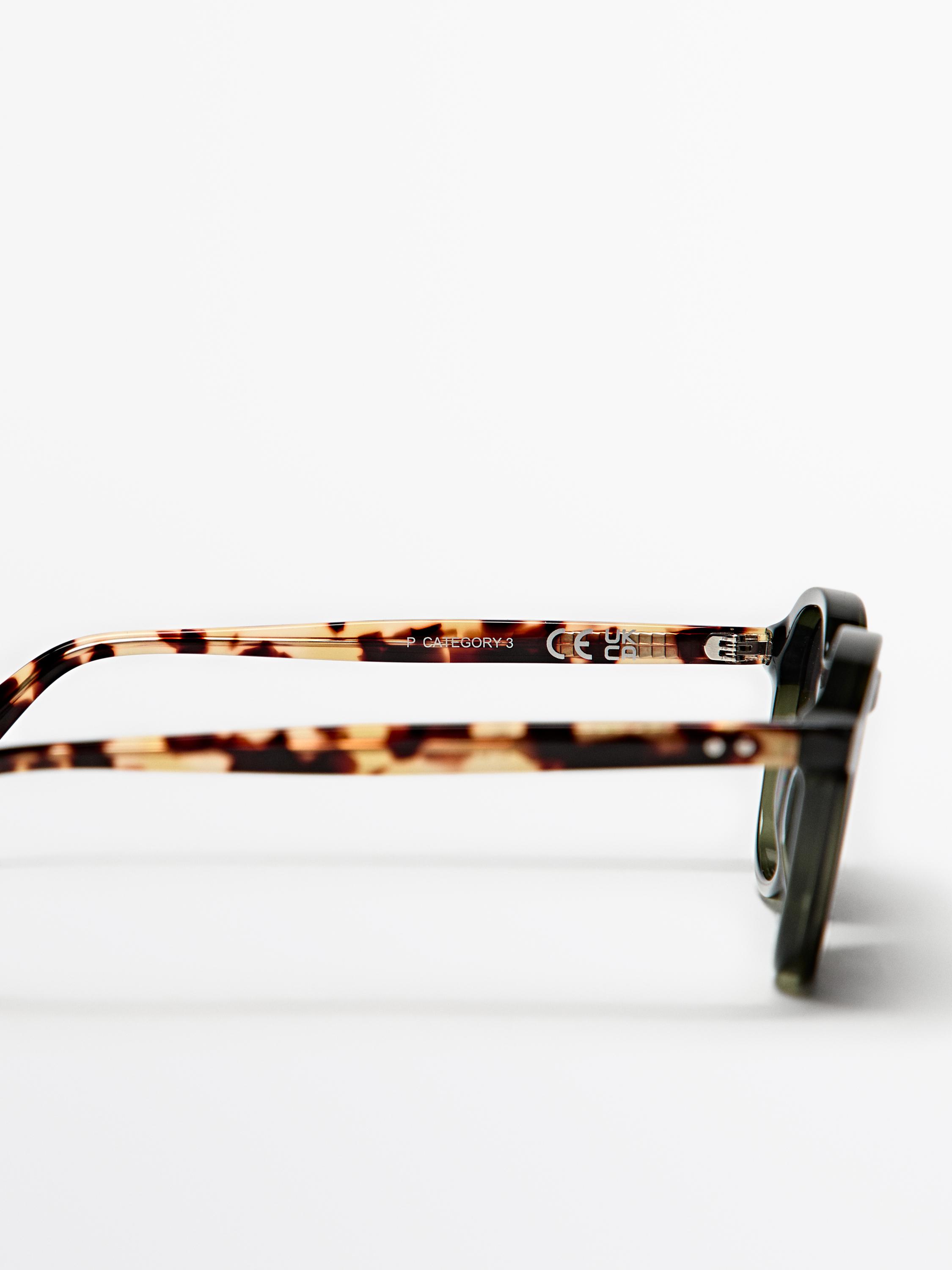 Round sunglasses — GREEN