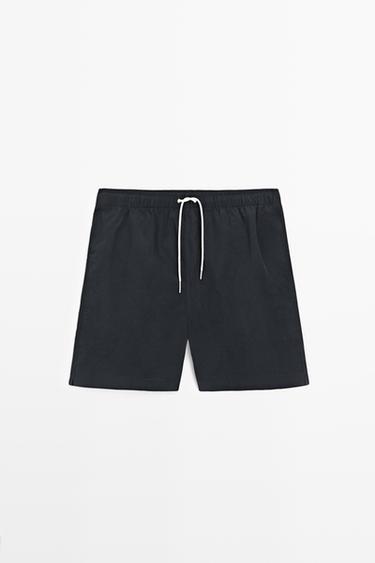 Plain swim trunks — NAVY BLUE 2