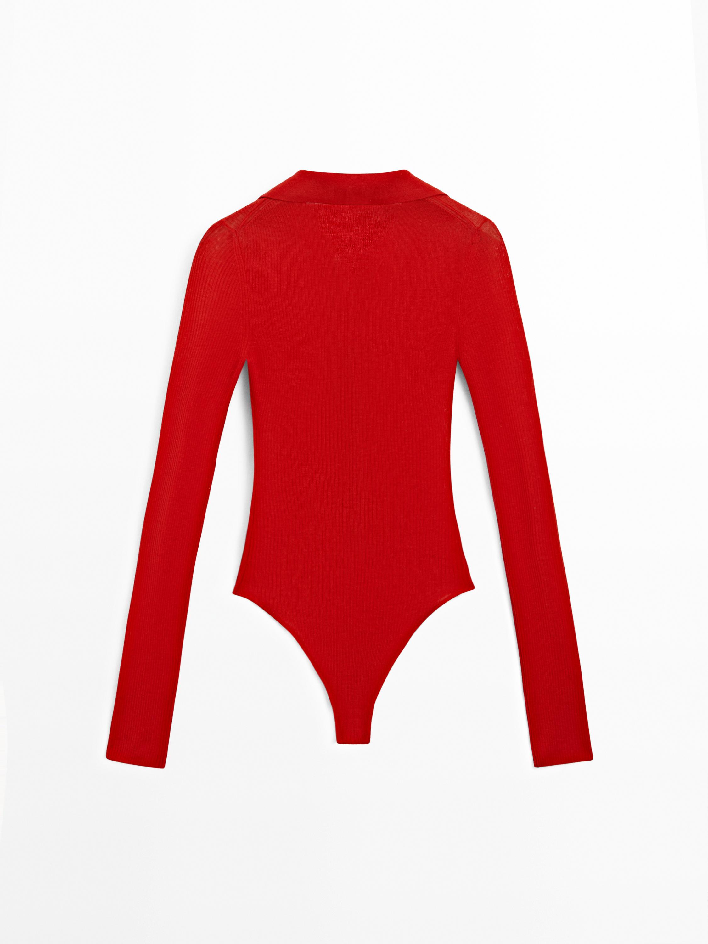 Ribbed knit bodysuit - STUDIO