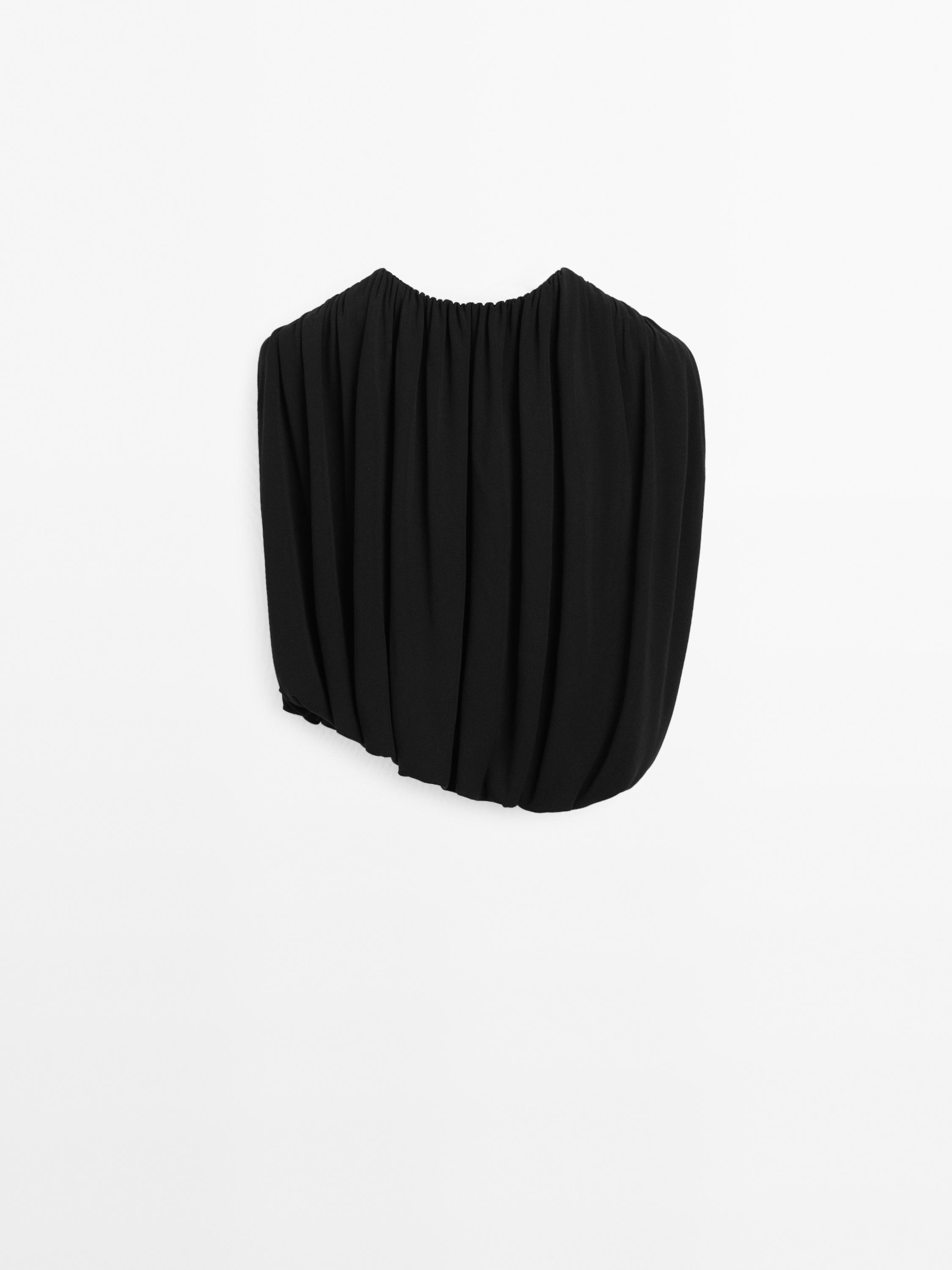 Balloon-effect sleeveless top - Studio