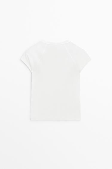 100% mercerised cotton T-shirt — WHITE 6