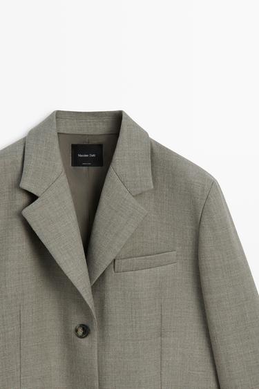 100% wool long coat — MINK 4