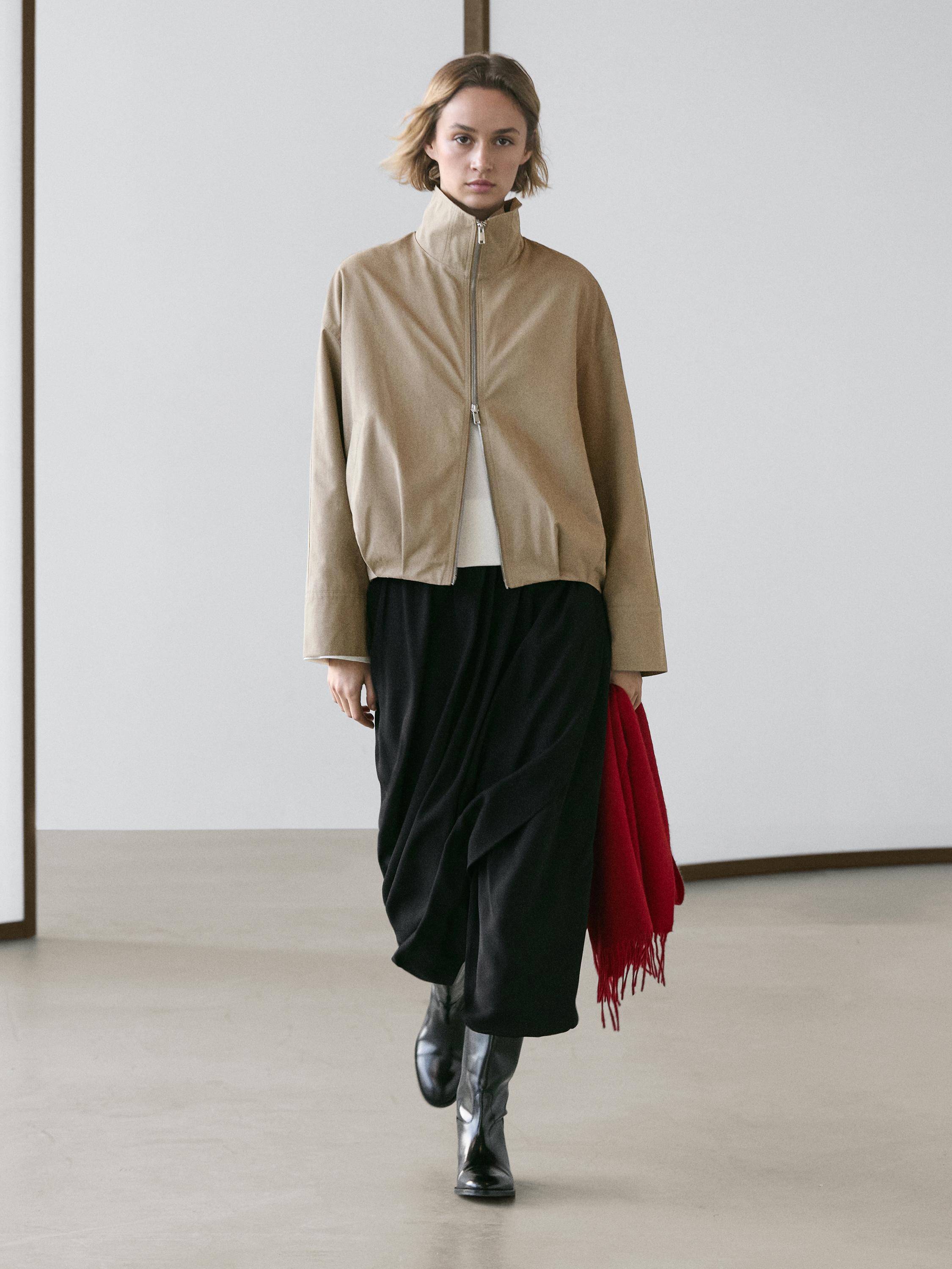 Bomberjacke mit Baumwolle