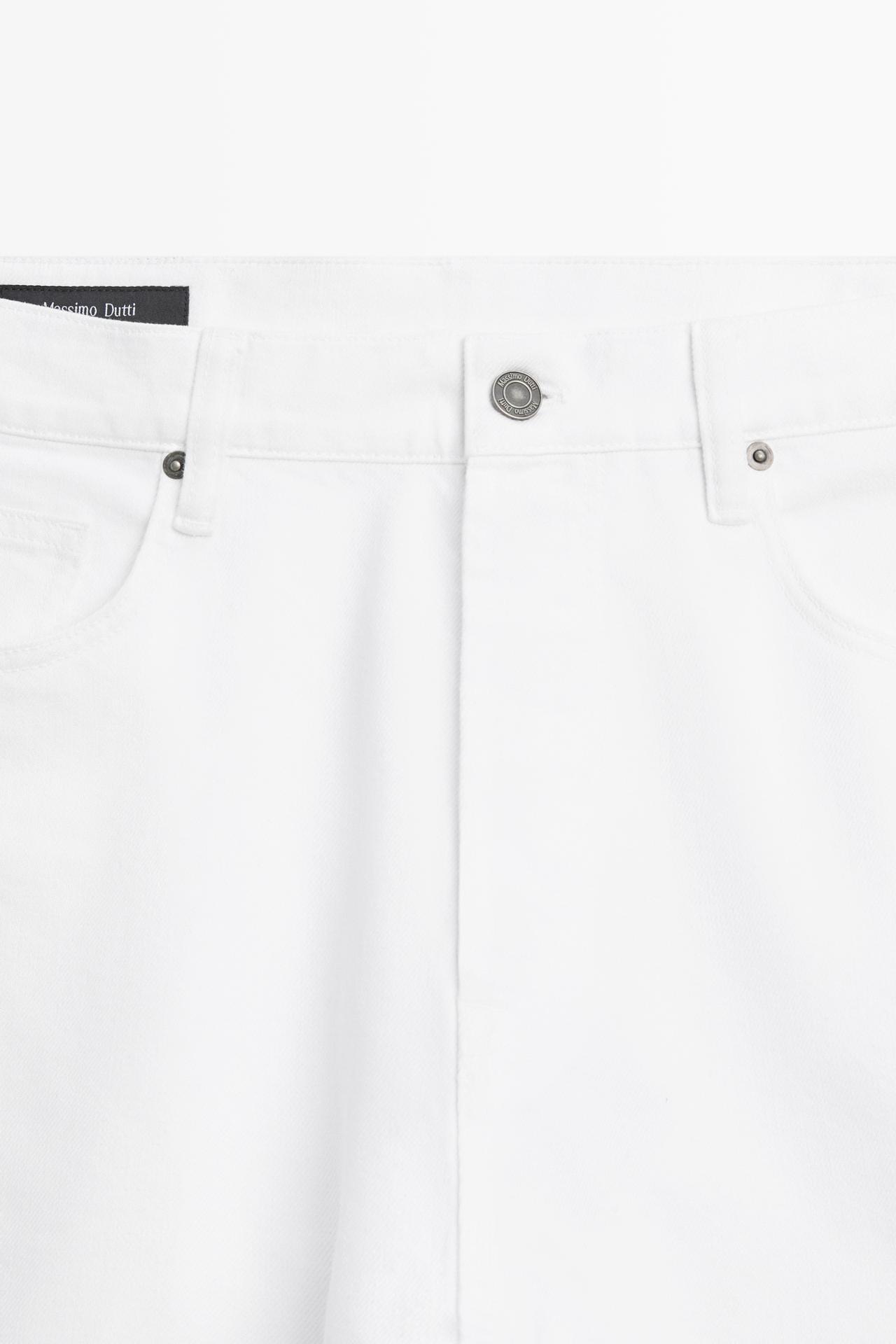 Straight-leg jeans — WHITE