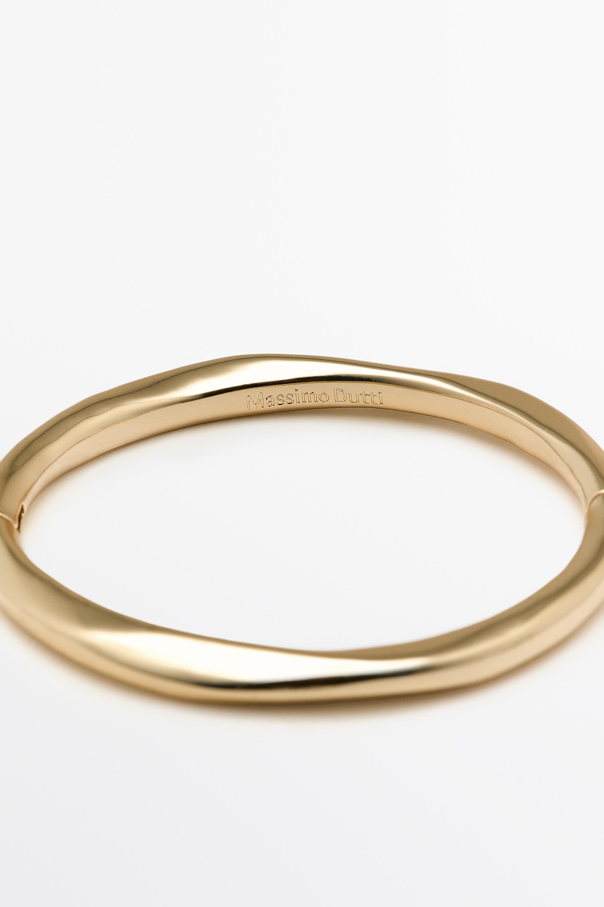 Fine irregular contour bracelet — GOLDEN