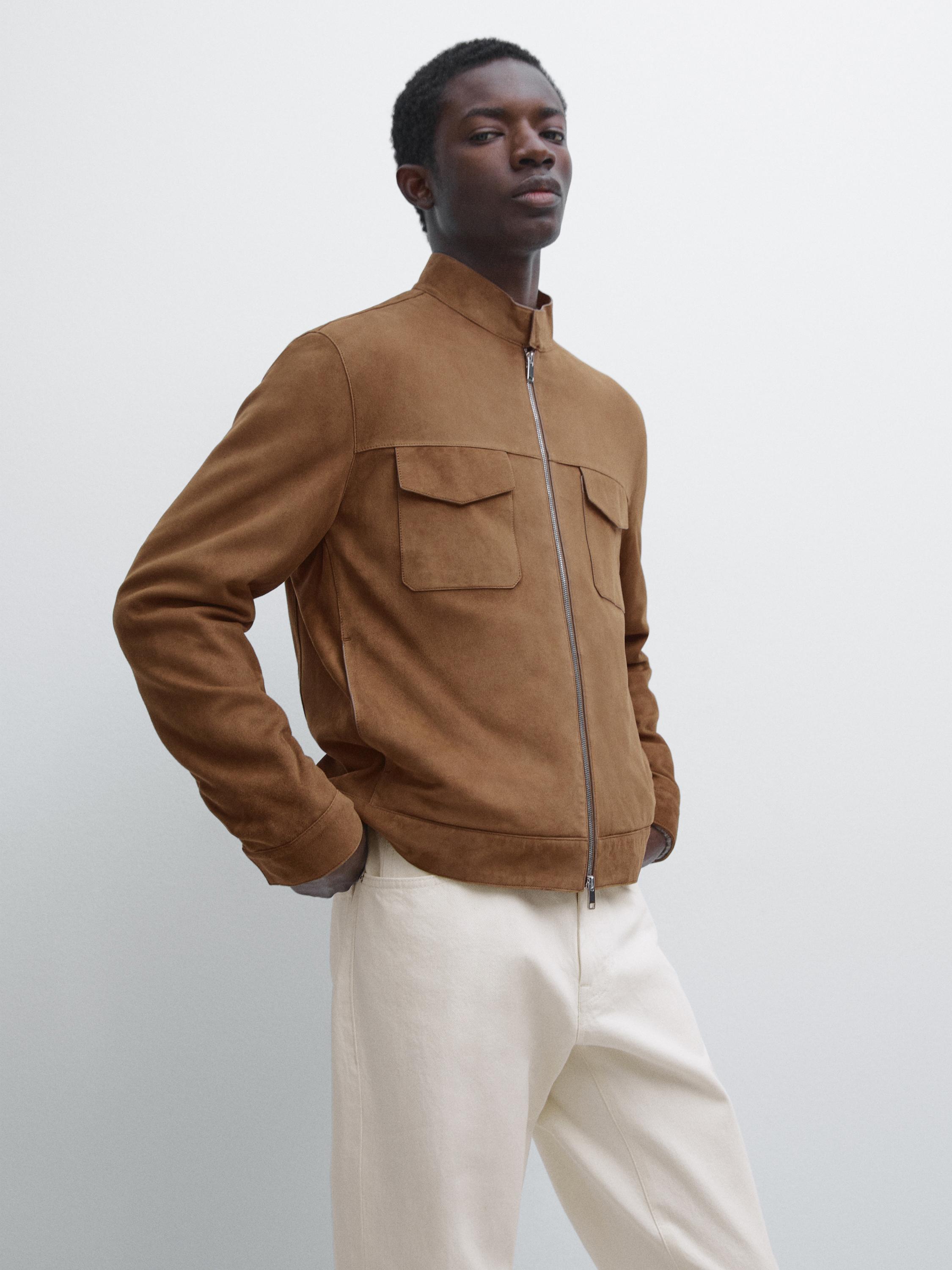 Suede leather jacket — OCHRE