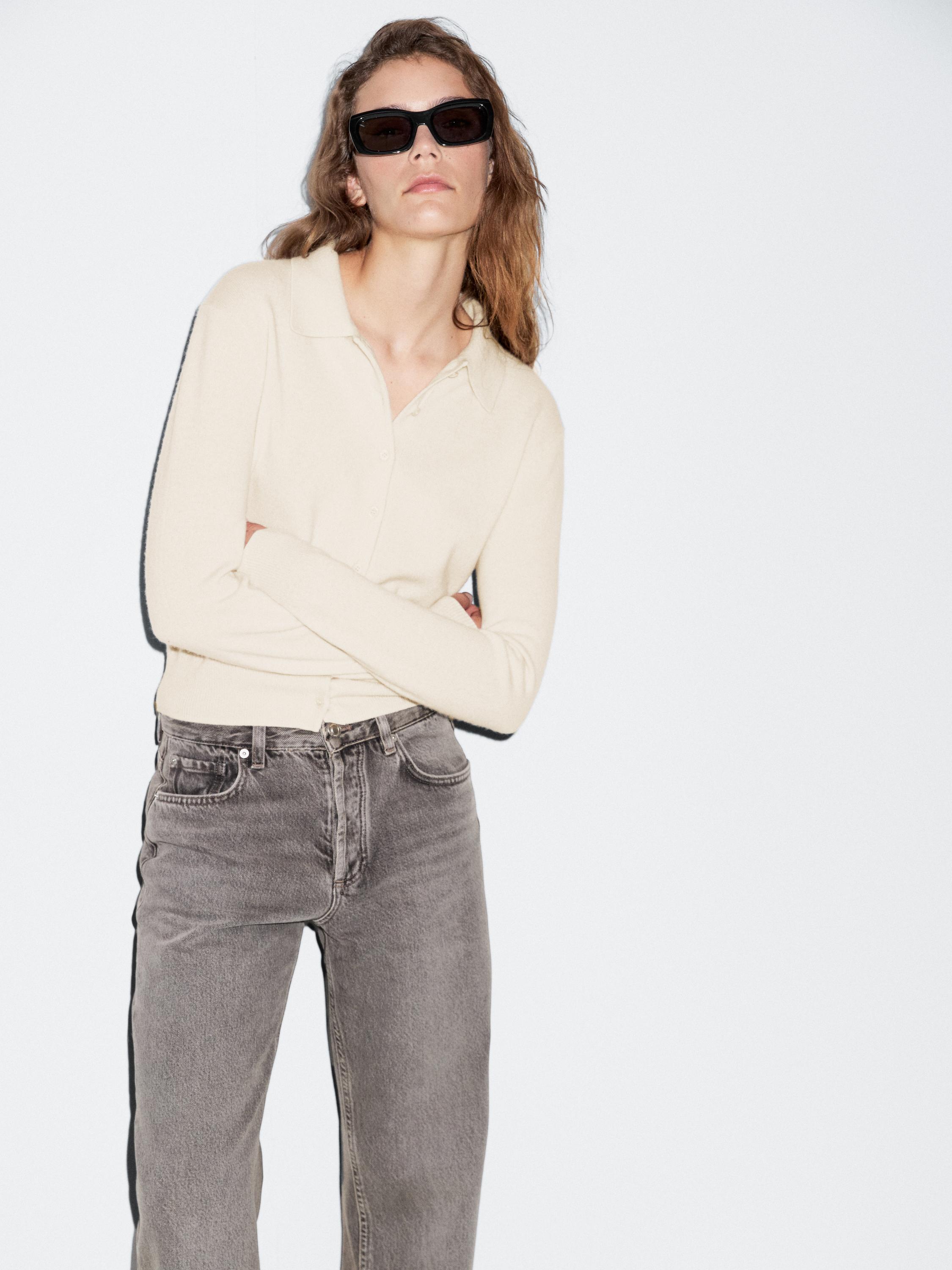 100% wool knit cardigan