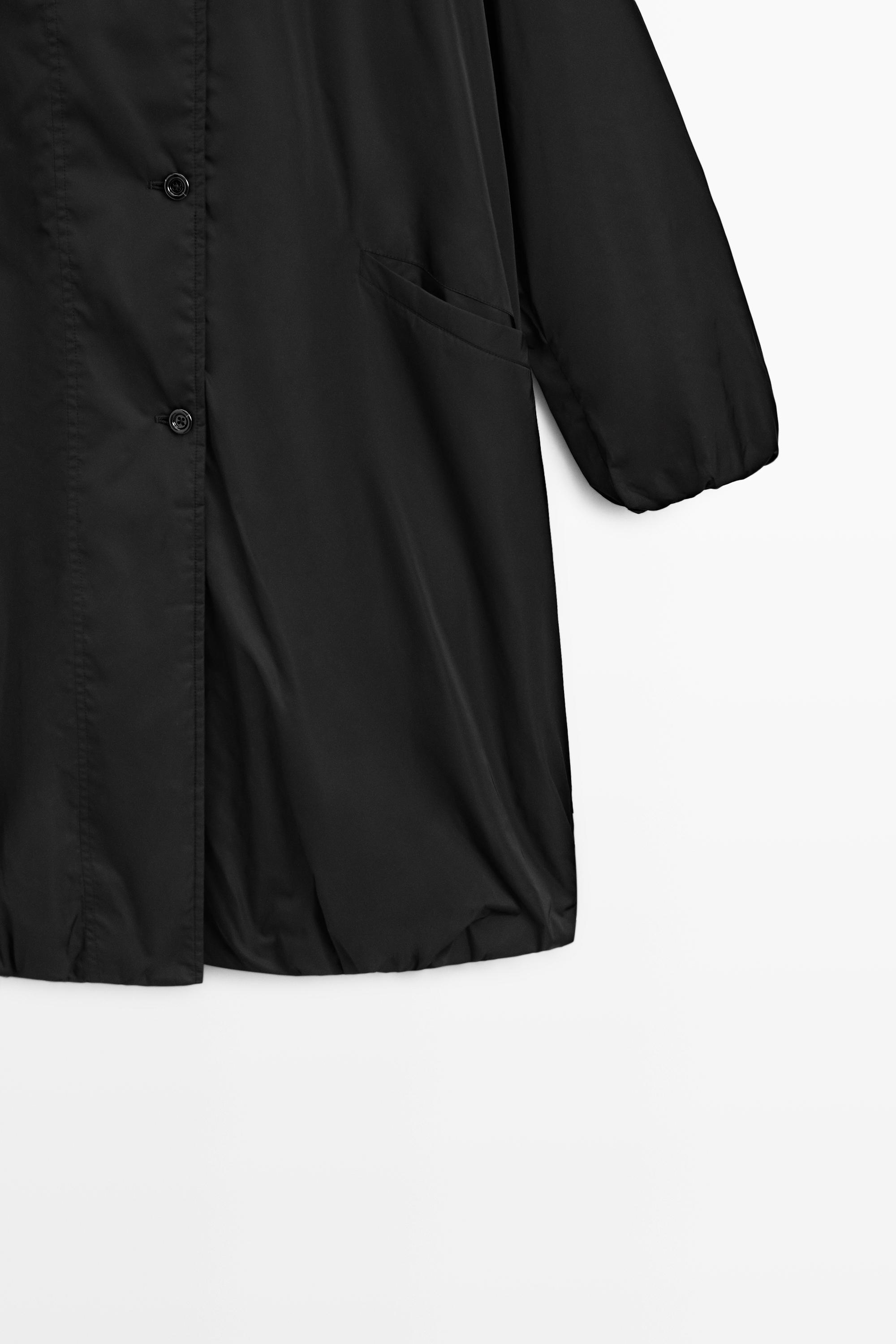 High neck jacket — BLACK