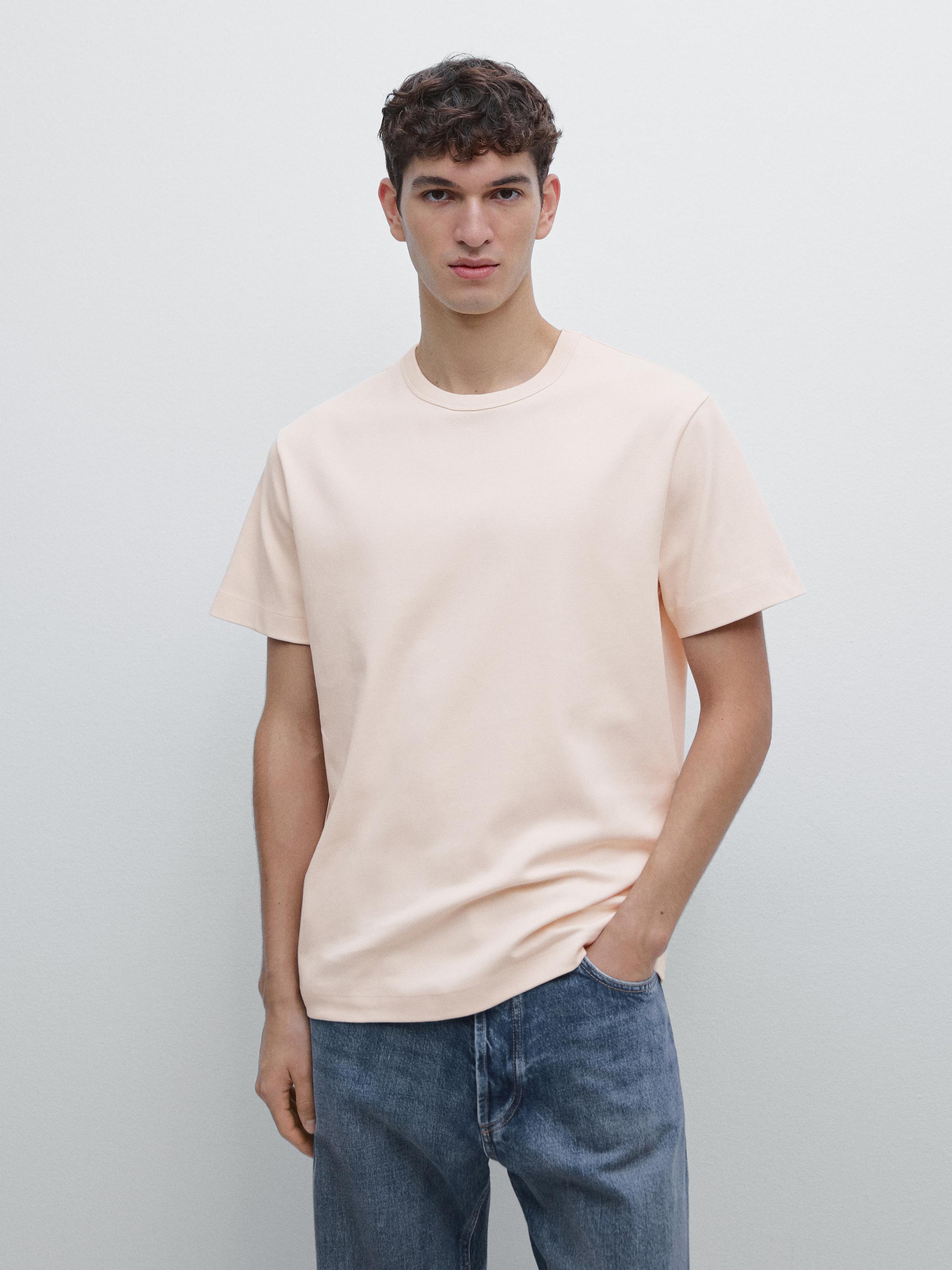 100% cotton short-sleeve T-shirt — 0-980