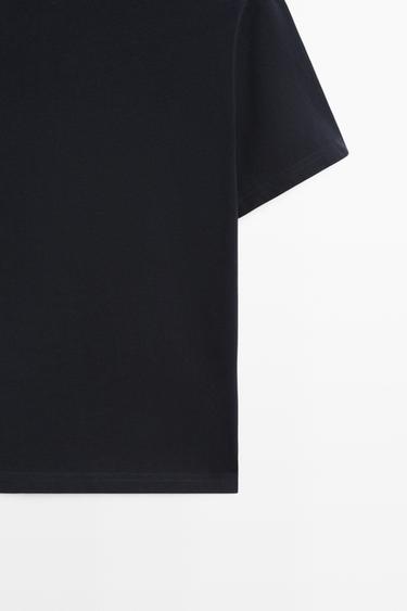 100% cotton short sleeve T-shirt — NAVY BLUE 7